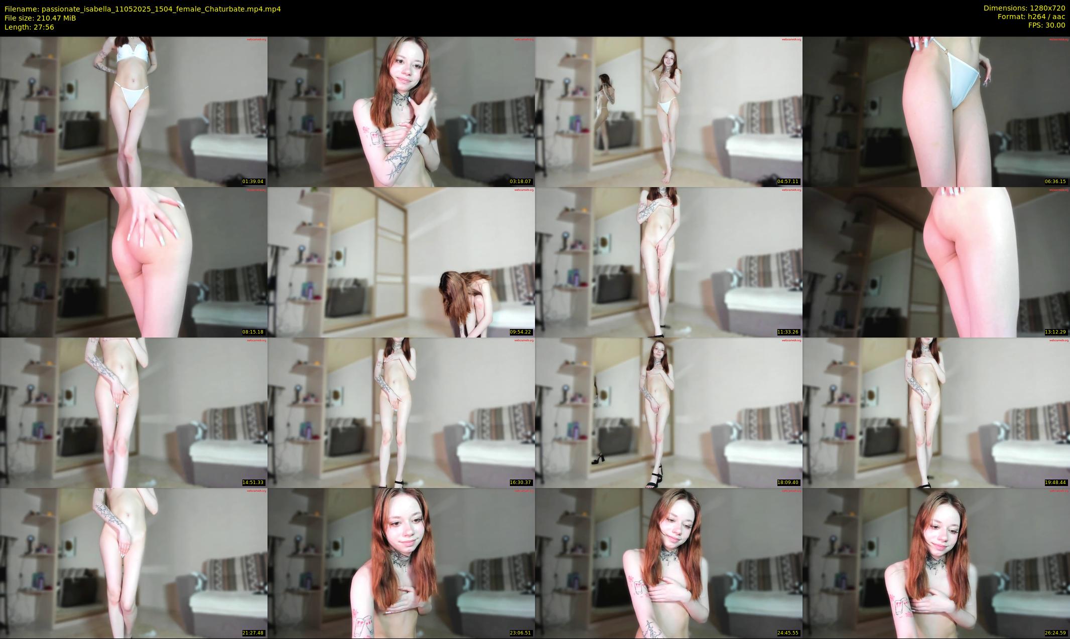 passionate_isabella — 28 minute Chaturbate female cam show recording, 720p, May 11, 2025