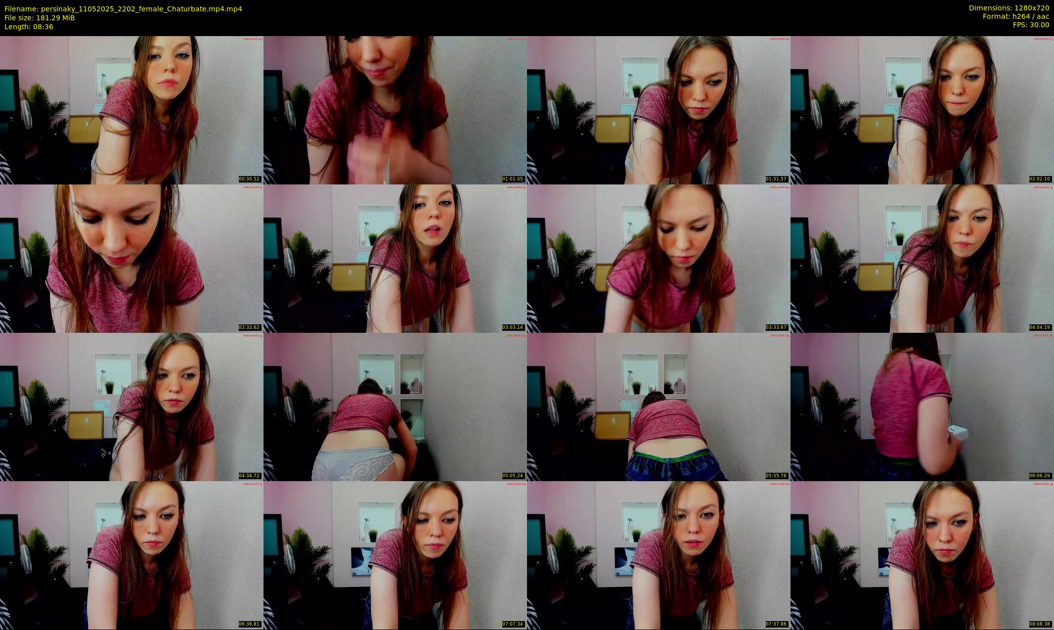 persinaky — 9 minute Chaturbate female cam show recording, 720p, May 11, 2025