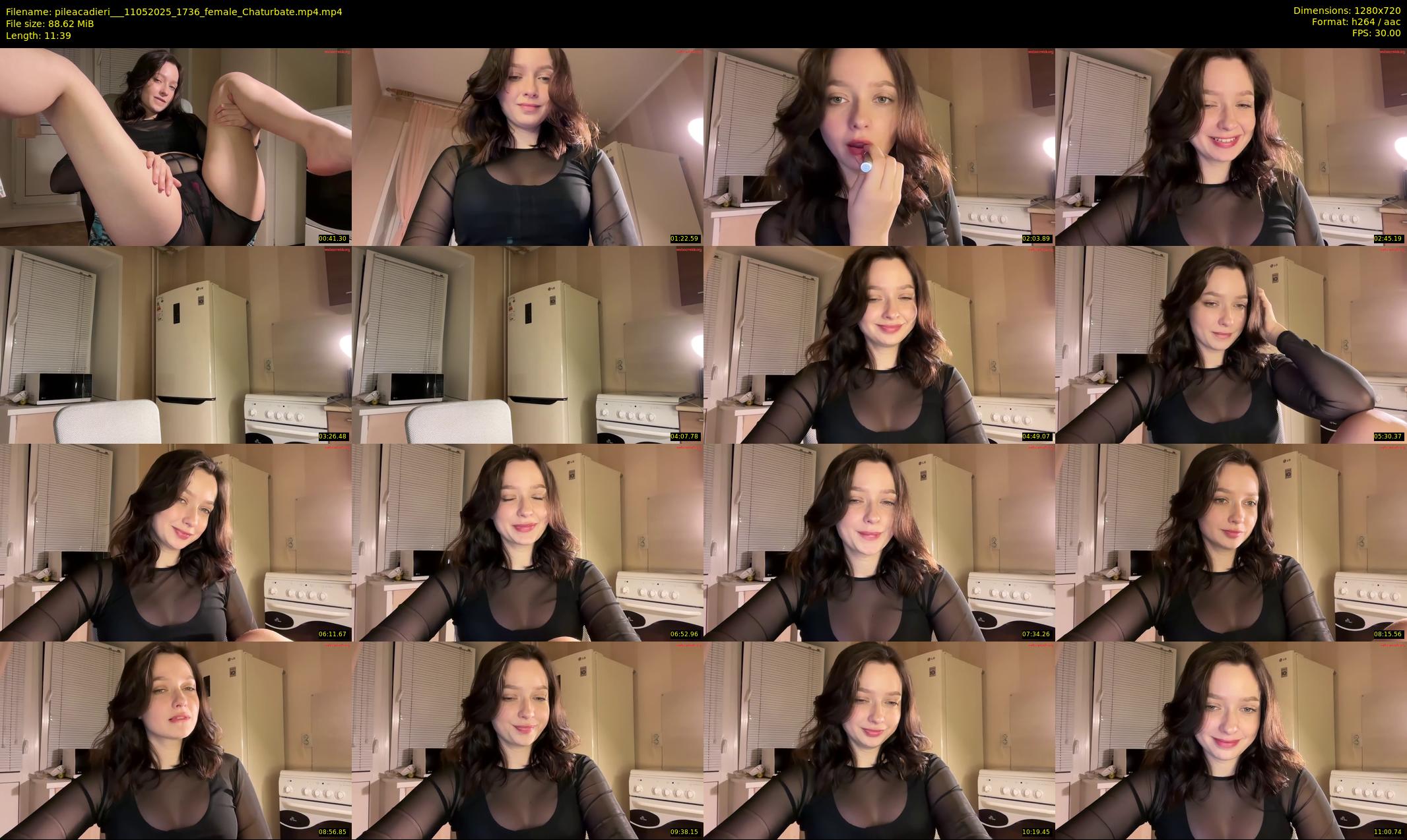 pileacadieri__ — 12 minute Chaturbate female cam show recording, 720p, May 11, 2025