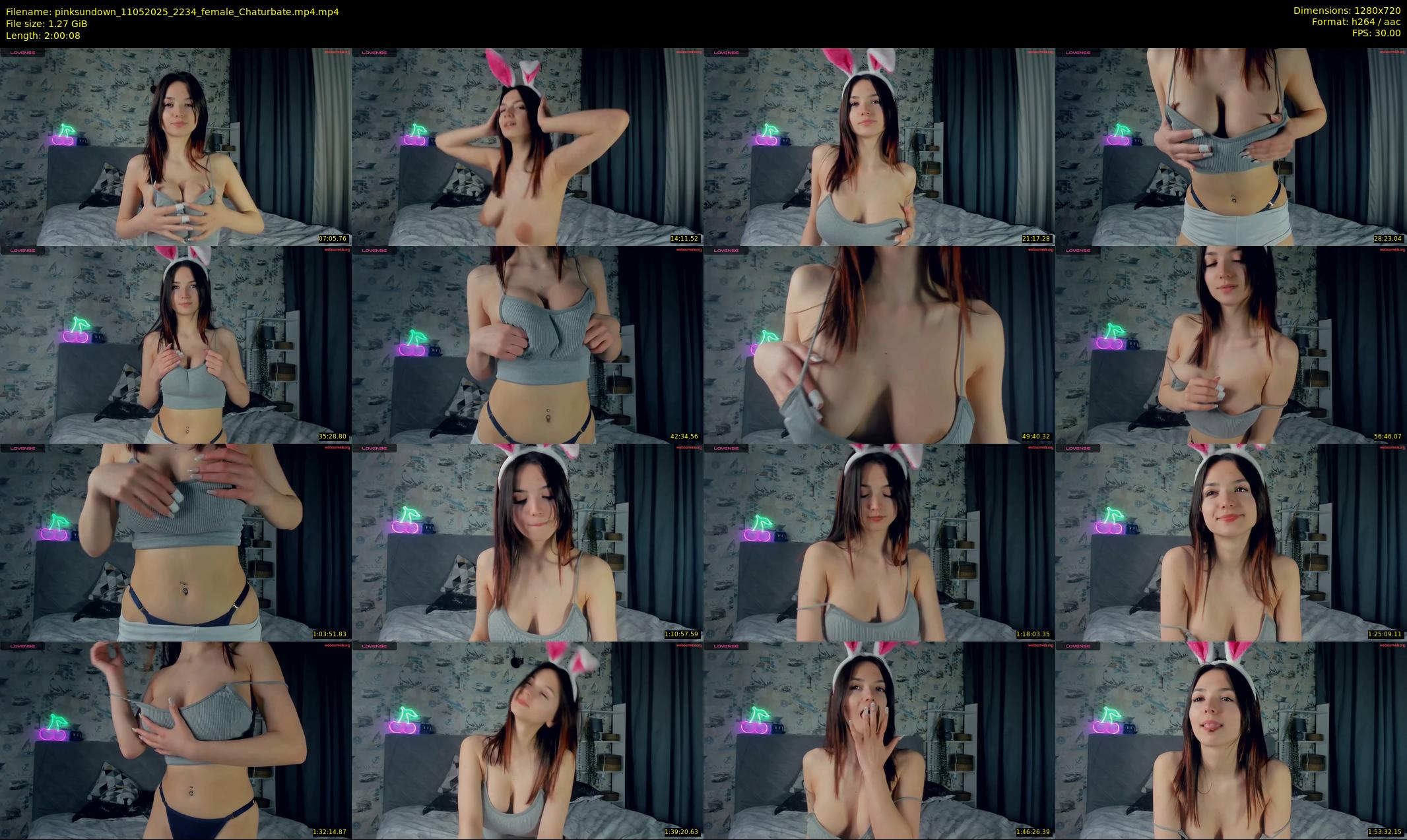 pinksundown — 121 minute Chaturbate female cam show recording, 720p, May 11, 2025