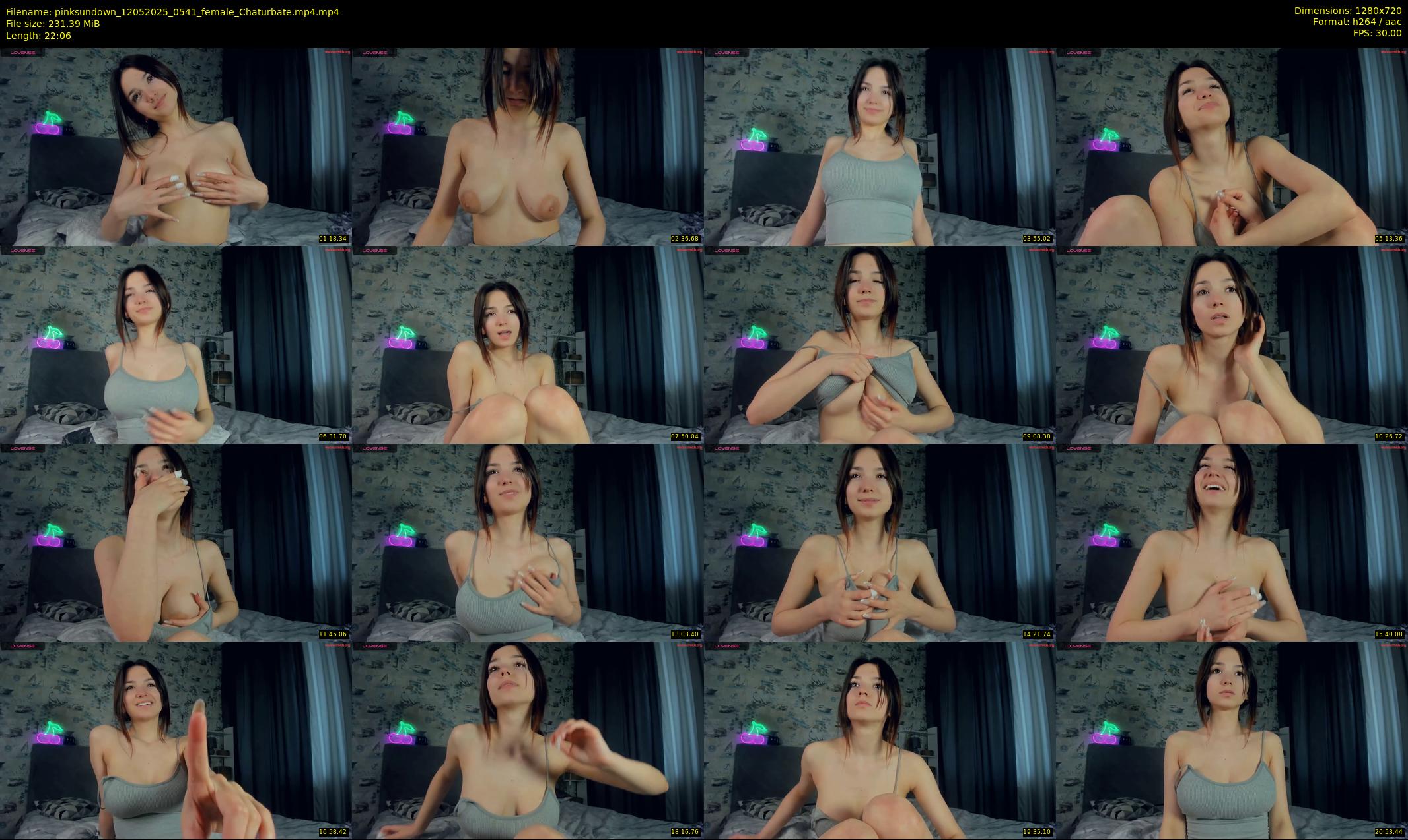 pinksundown — 23 minute Chaturbate female cam show recording, 720p, May 12, 2025