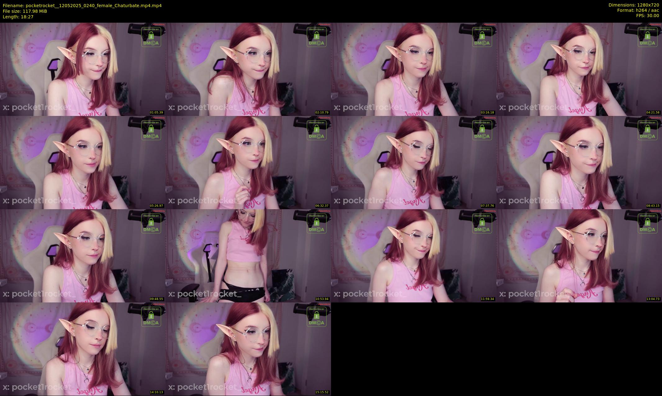 pocketrocket_ — 19 minute Chaturbate female cam show recording, 720p, May 12, 2025