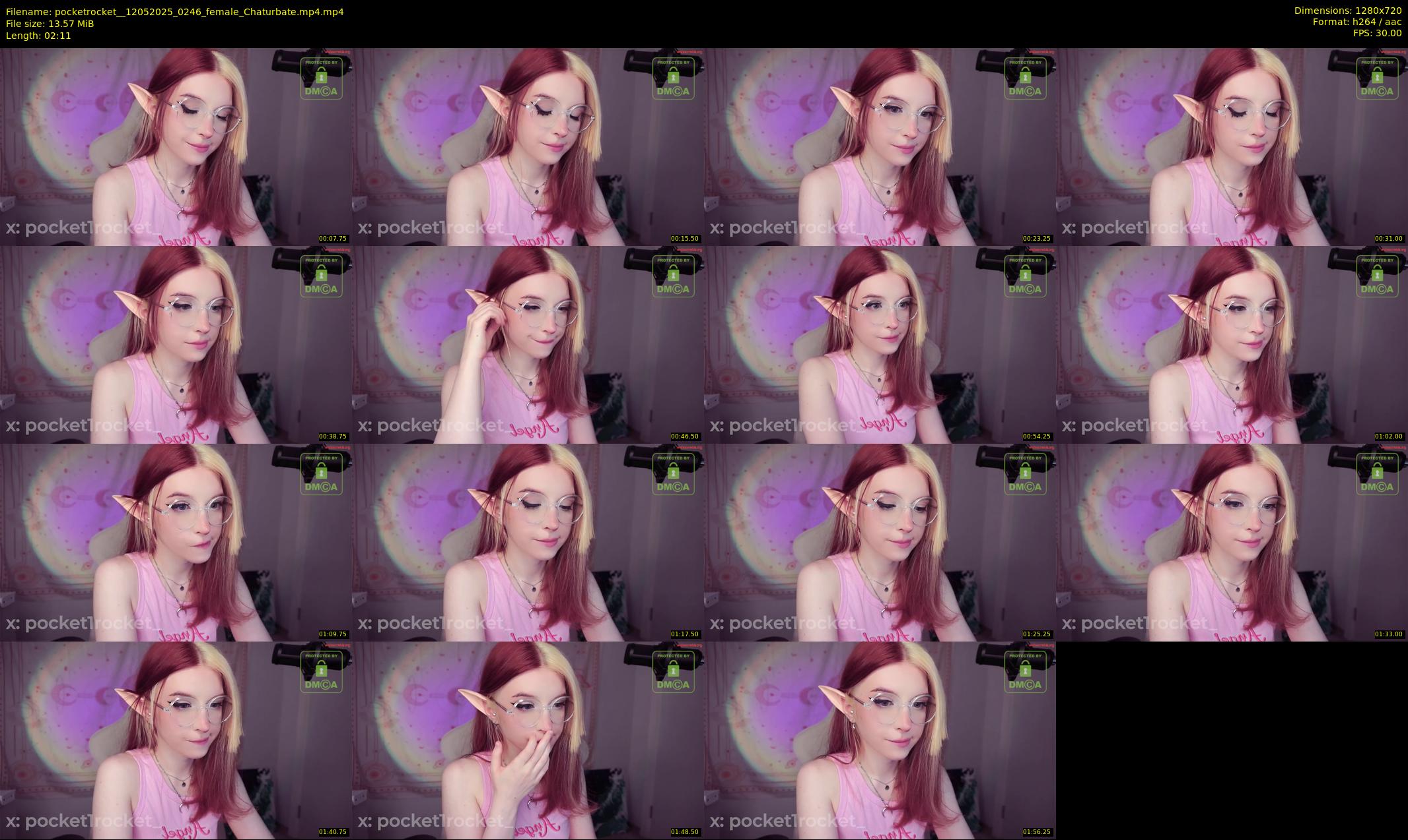 pocketrocket_ — 3 minute Chaturbate female cam show recording, 720p, May 12, 2025
