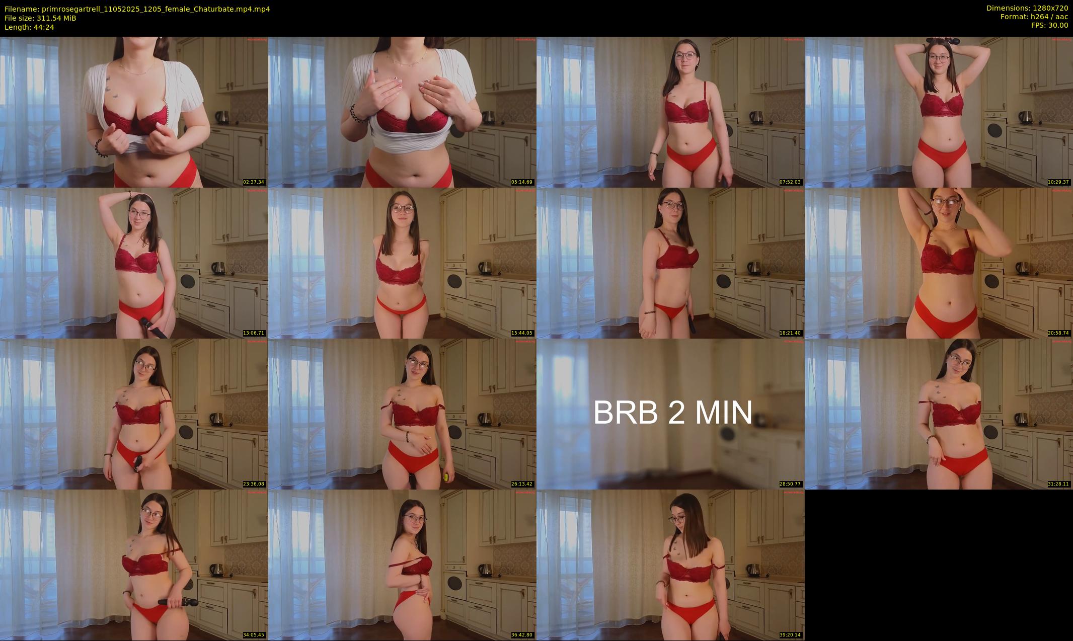 primrosegartrell — 45 minute Chaturbate female cam show recording, 720p, May 11, 2025