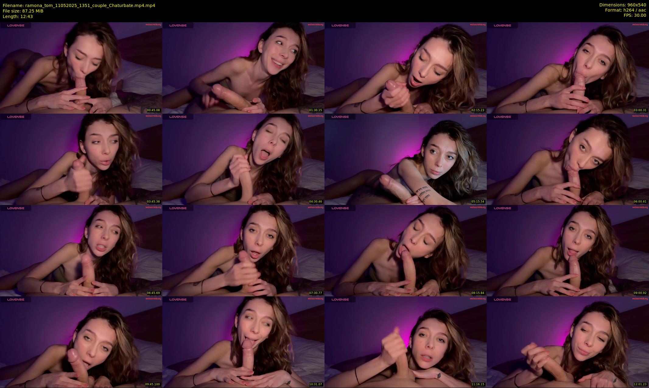 ramona_tom — 13 minute Chaturbate couple cam show recording, 480p, May 11, 2025