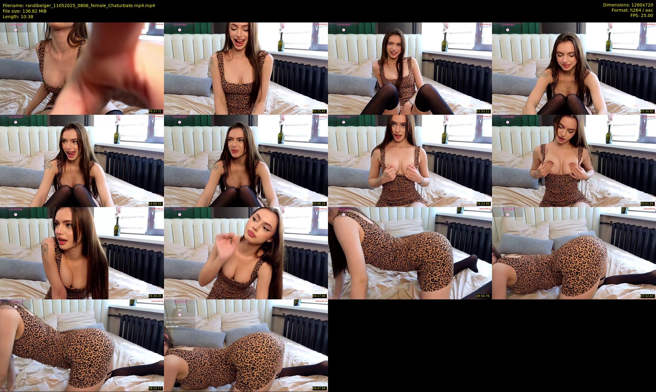 randibelger — 11 minute Chaturbate female cam show recording, 720p, May 11, 2025