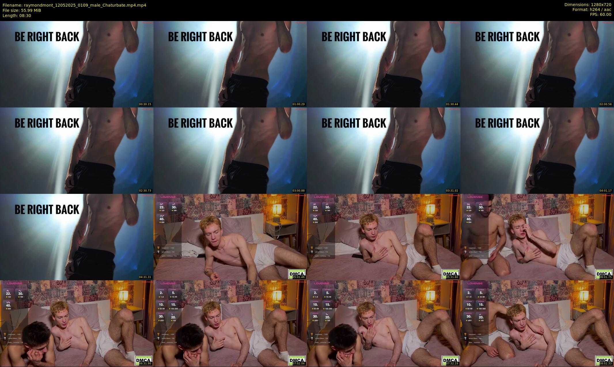raymondmont — 9 minute Chaturbate male cam show recording, 720p, May 12, 2025