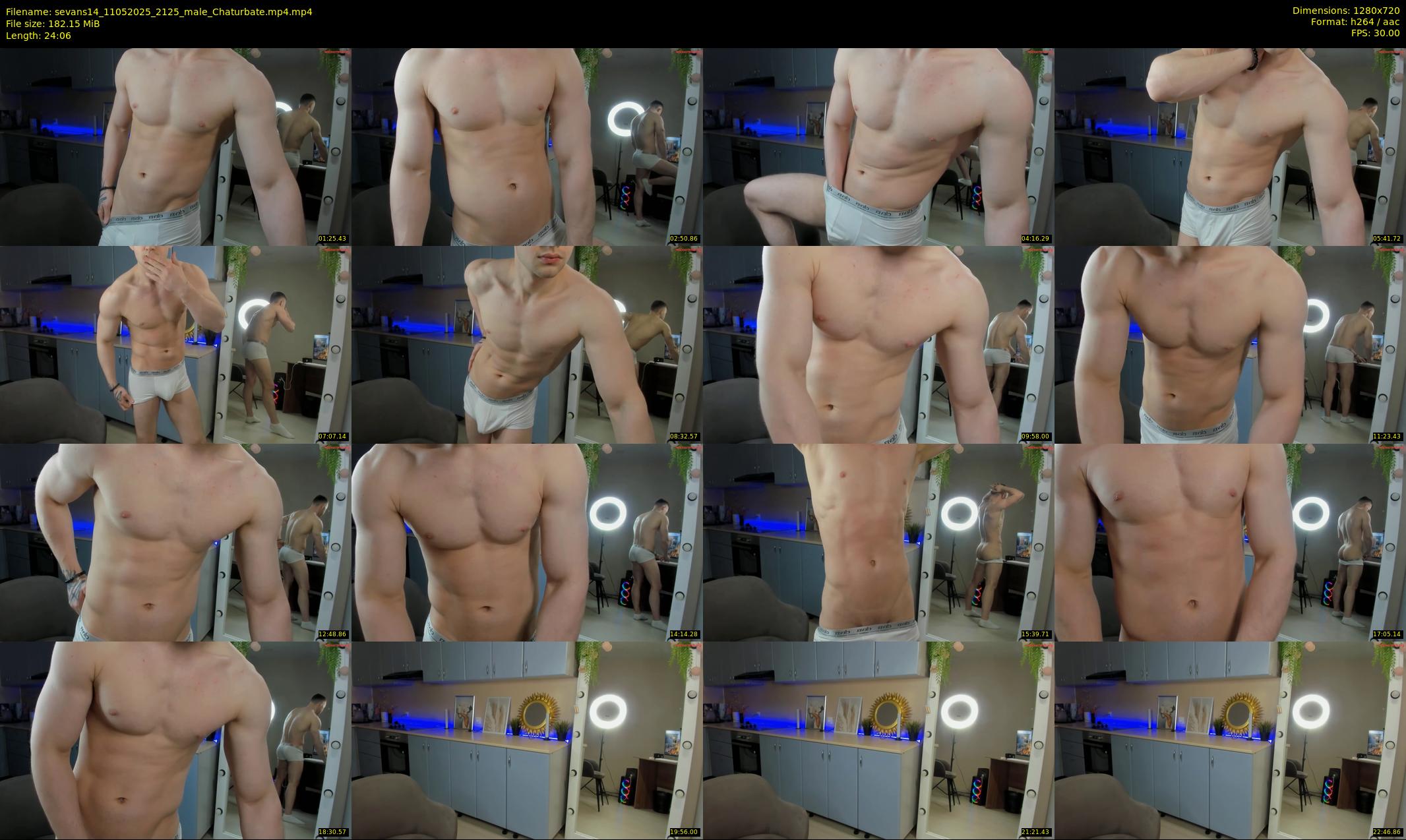 sevans14 — 25 minute Chaturbate male cam show recording, 720p, May 11, 2025