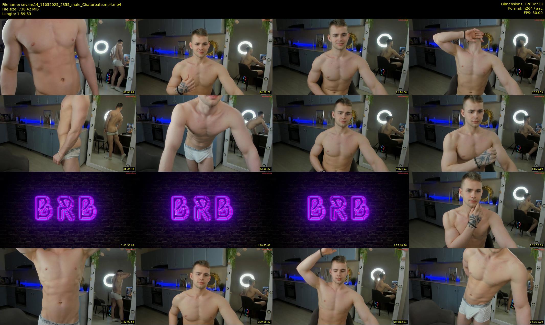 sevans14 — 120 minute Chaturbate male cam show recording, 720p, May 11, 2025