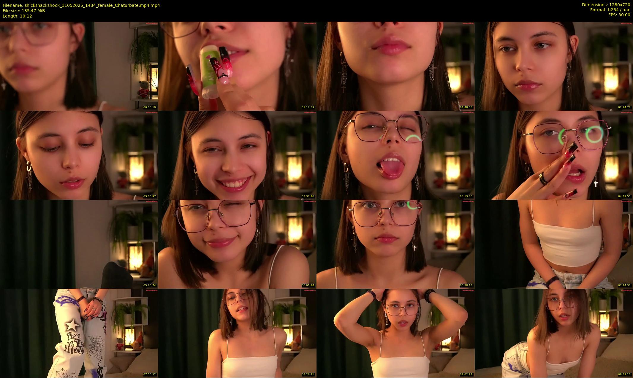 shickshackshock — 11 minute Chaturbate female cam show recording, 720p, May 11, 2025