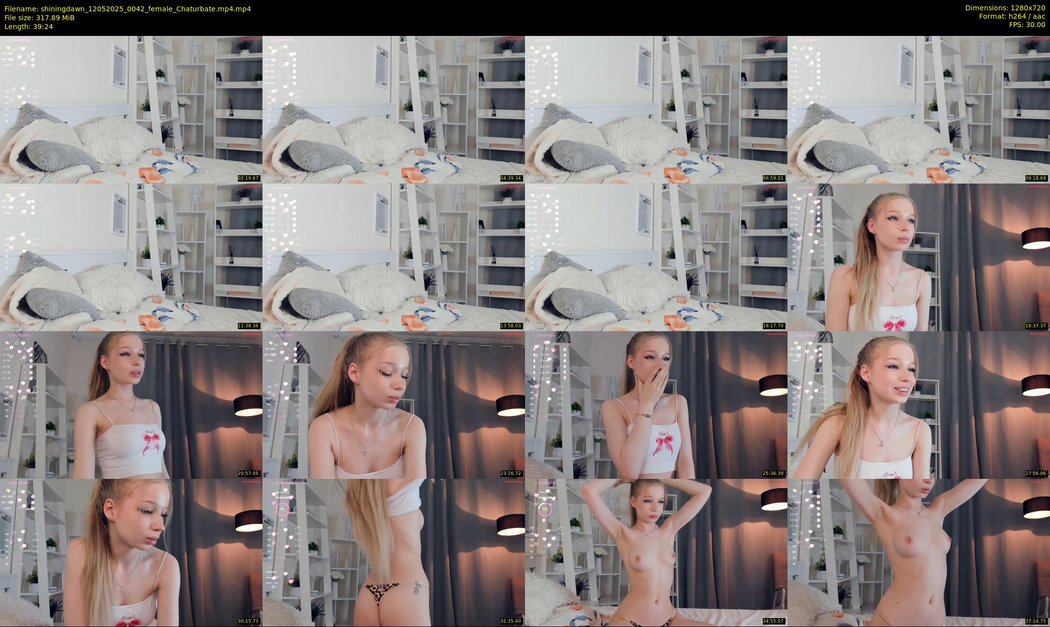 shiningdawn — 40 minute Chaturbate female cam show recording, 720p, May 12, 2025