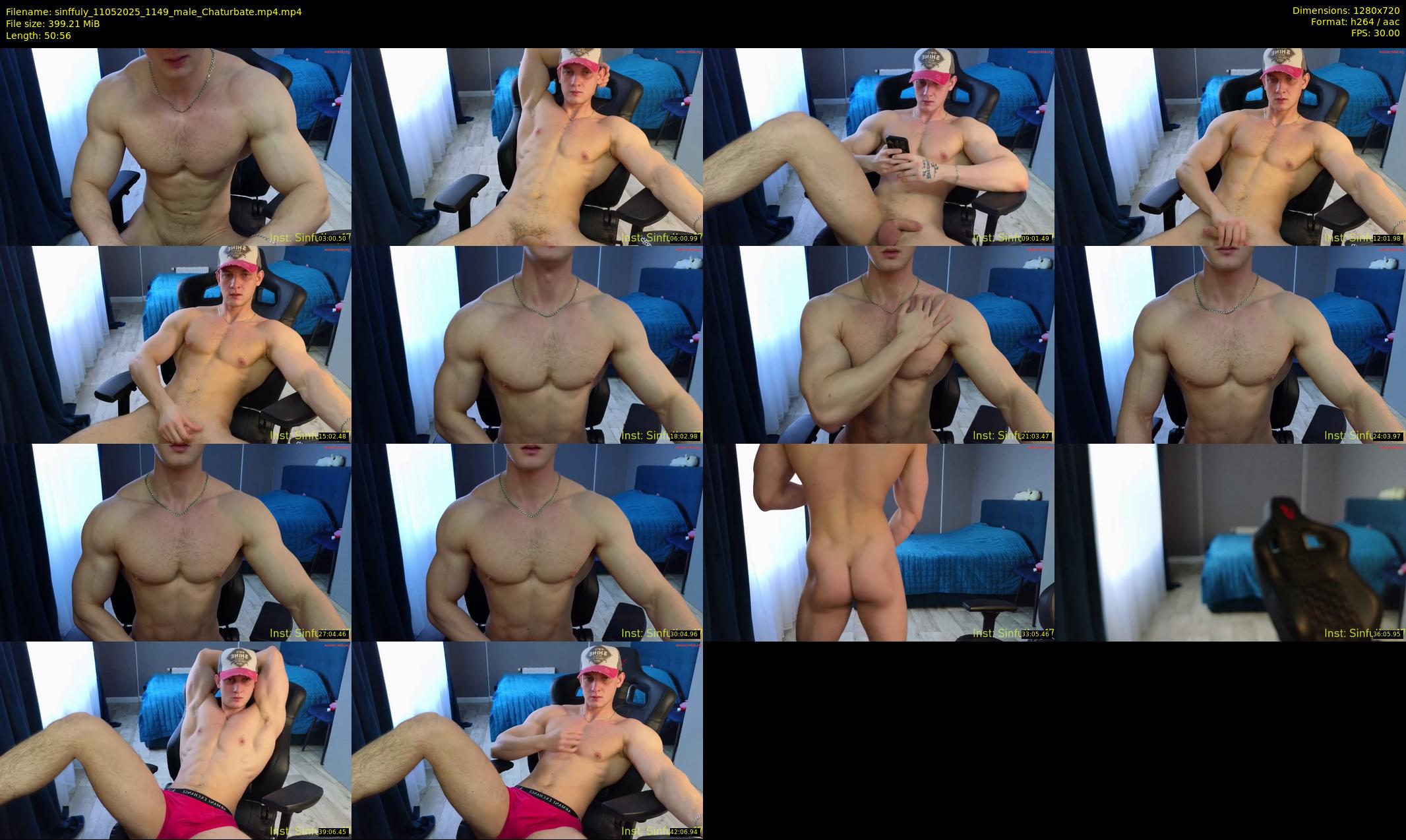 sinffuly — 51 minute Chaturbate male cam show recording, 720p, May 11, 2025