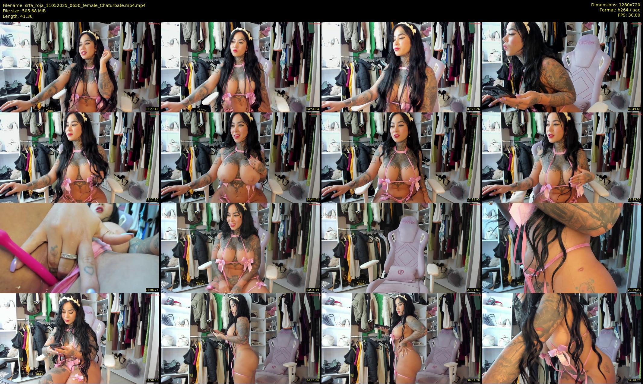 srta_roja — 42 minute Chaturbate female cam show recording, 720p, May 11, 2025