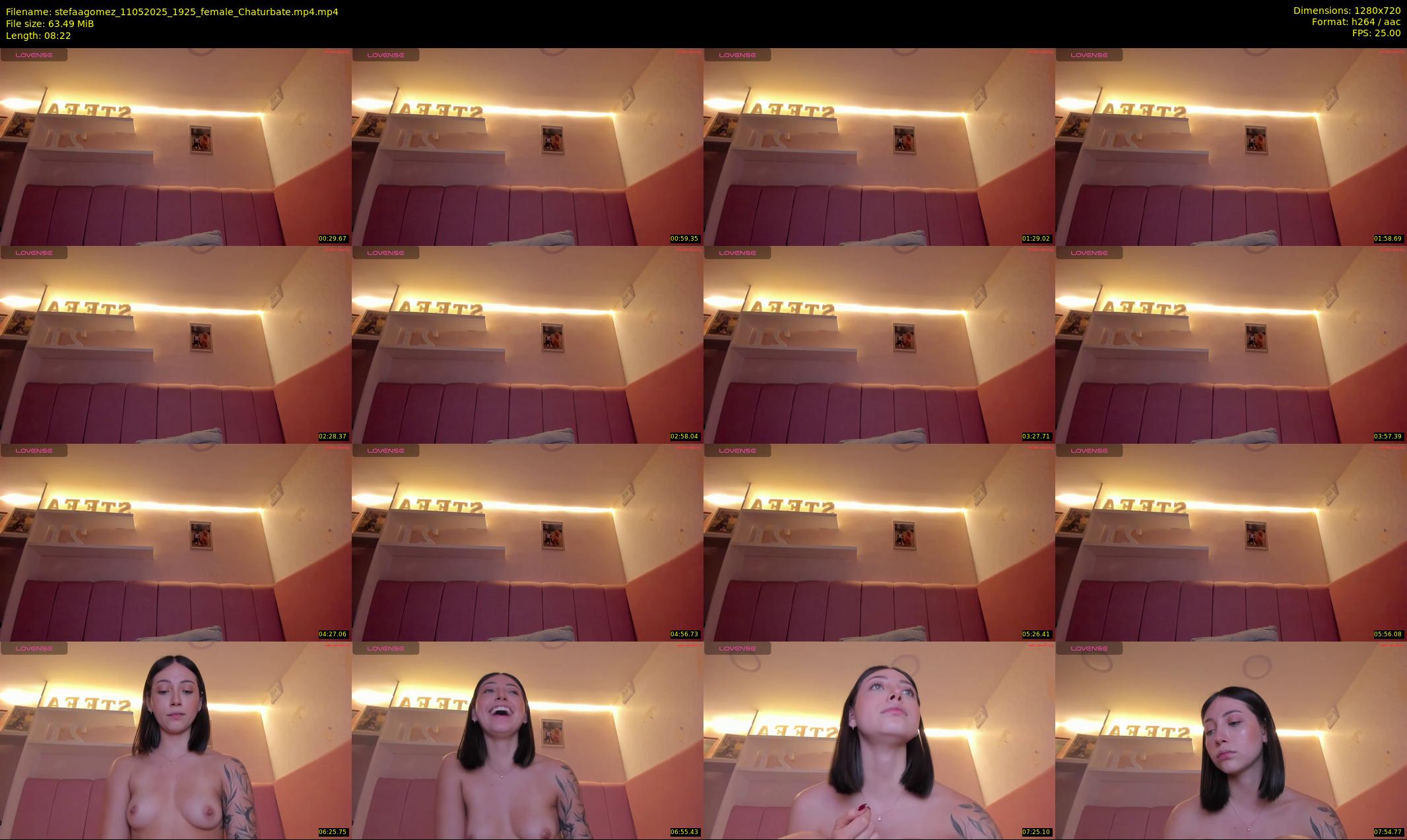 stefaagomez — 9 minute Chaturbate female cam show recording, 720p, May 11, 2025