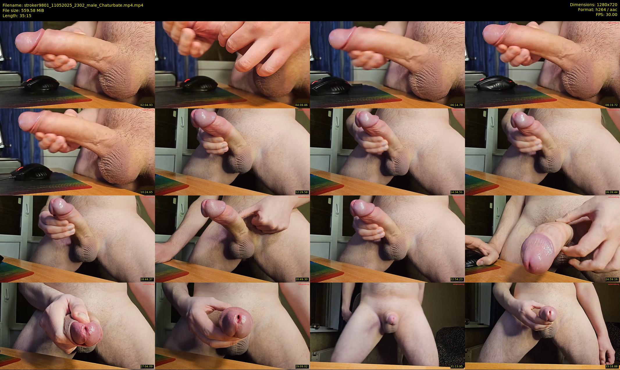 stroker9801 — 36 minute Chaturbate male cam show recording, 720p, May 11, 2025