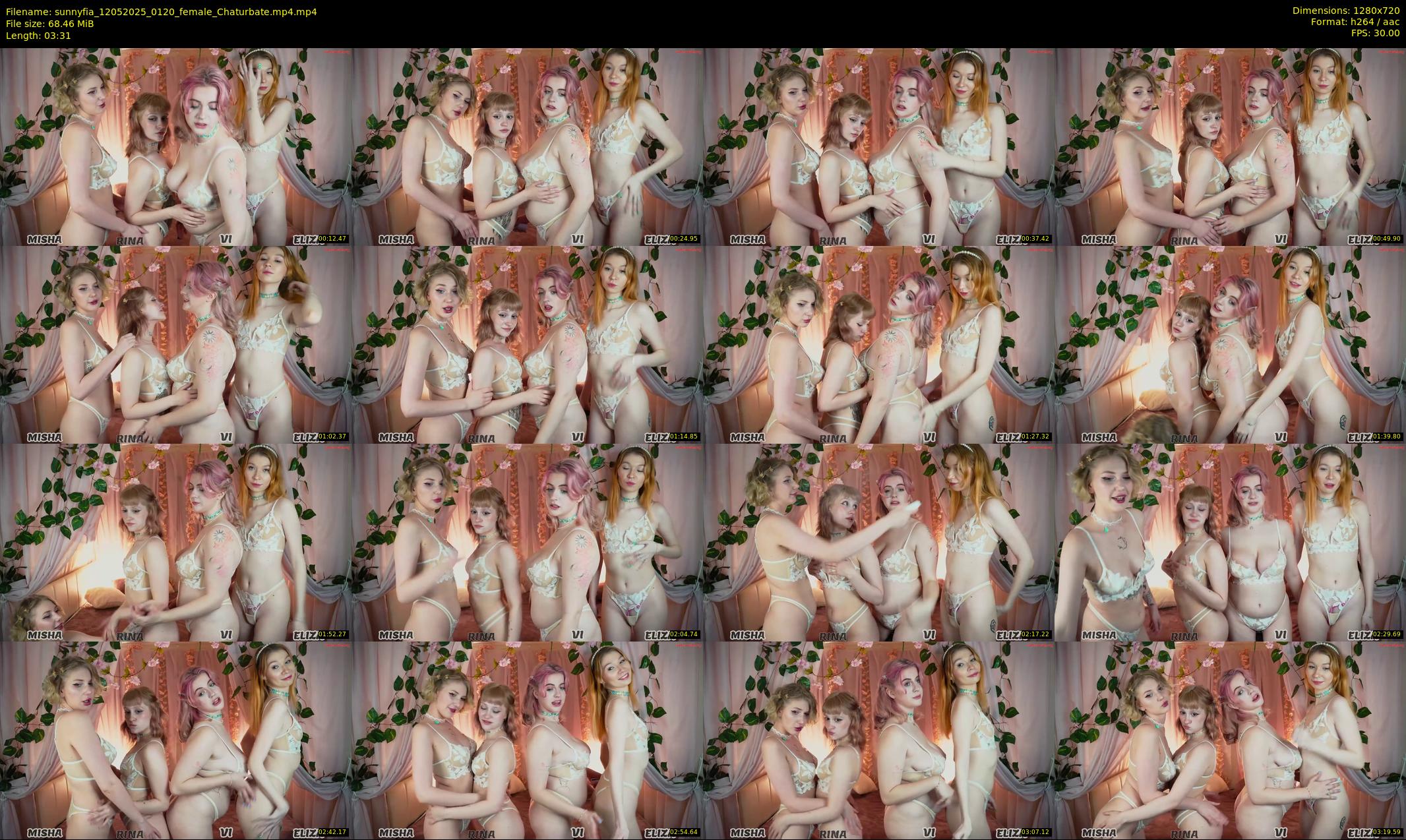 sunnyfia — 4 minute Chaturbate female cam show recording, 720p, May 12, 2025