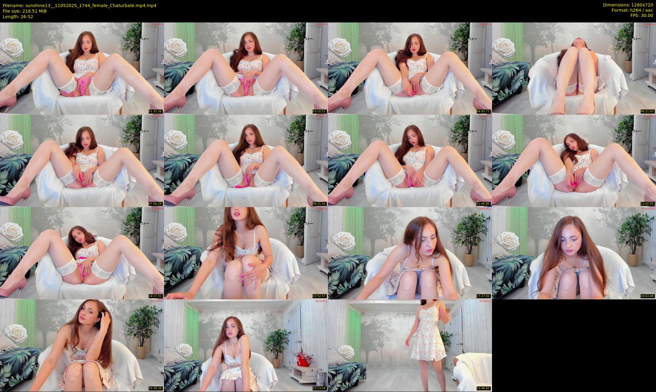 sunshine13_ — 27 minute Chaturbate female cam show recording, 720p, May 11, 2025