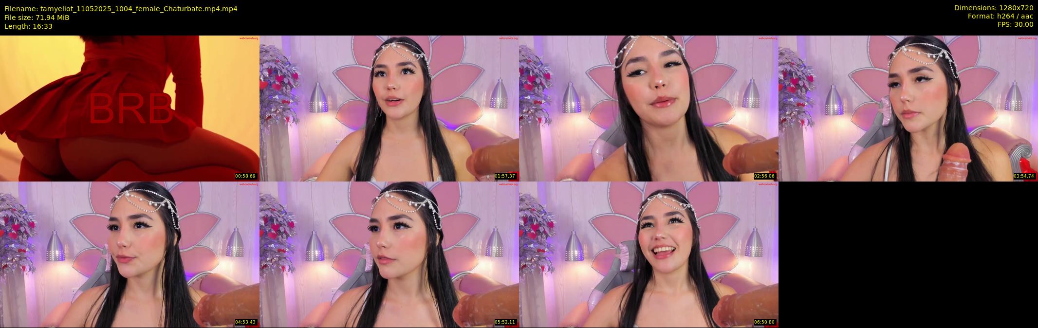 tamyeliot — 17 minute Chaturbate female cam show recording, 720p, May 11, 2025