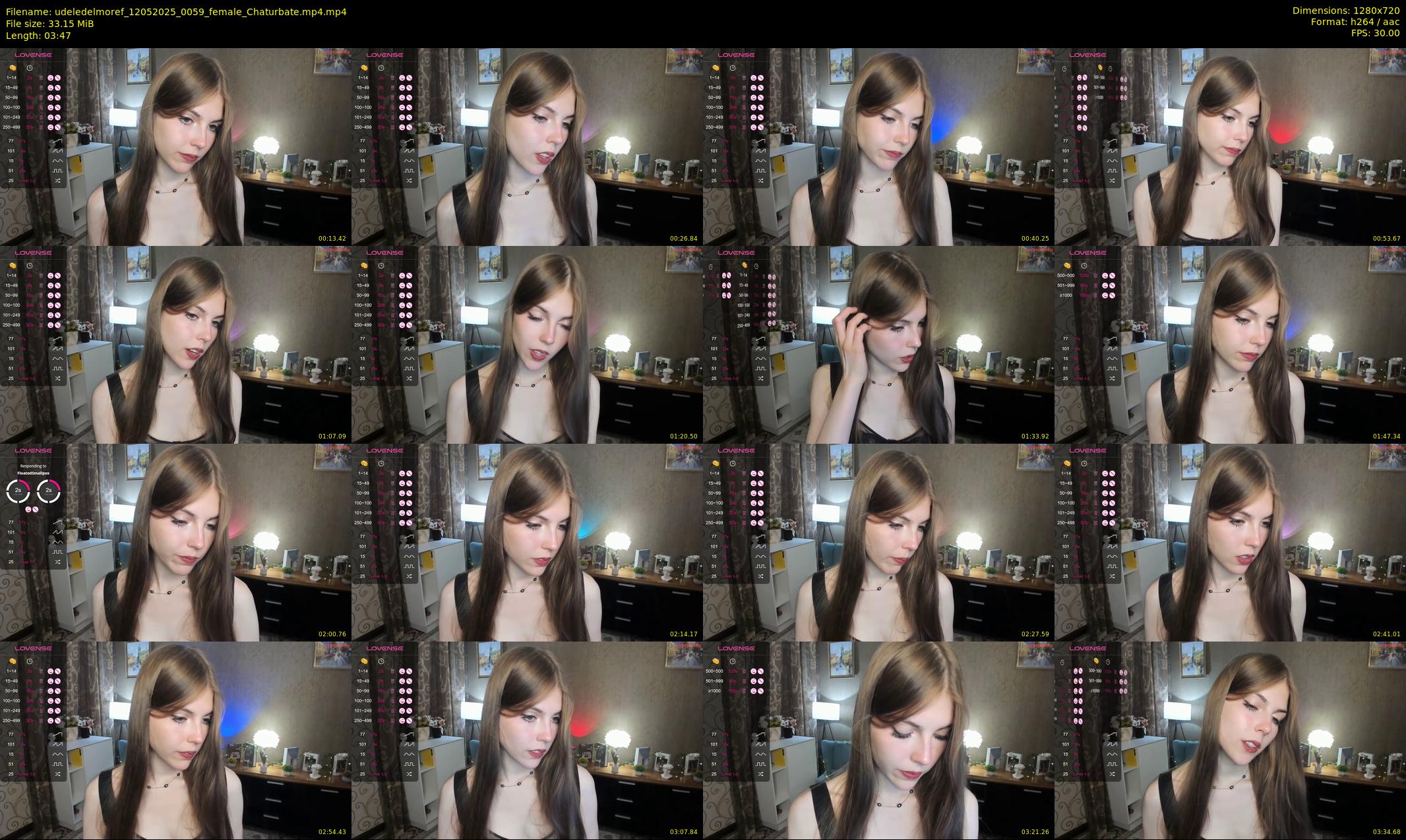 udeledelmoref — 4 minute Chaturbate female cam show recording, 720p, May 12, 2025