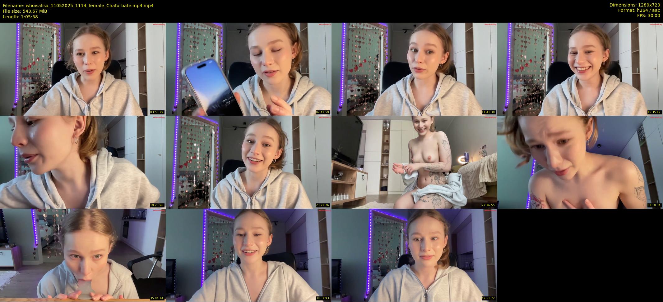 whoisalisa — 66 minute Chaturbate female cam show recording, 720p, May 11, 2025