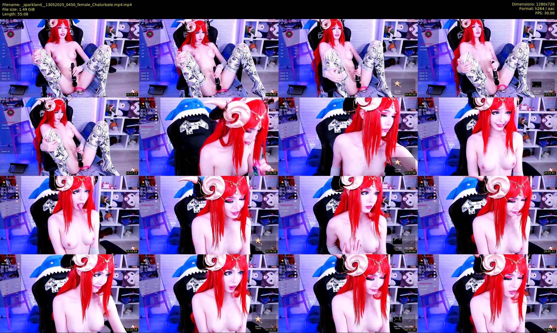 _sparkland_ — 56 minute Chaturbate female cam show recording, 720p, May 13, 2025