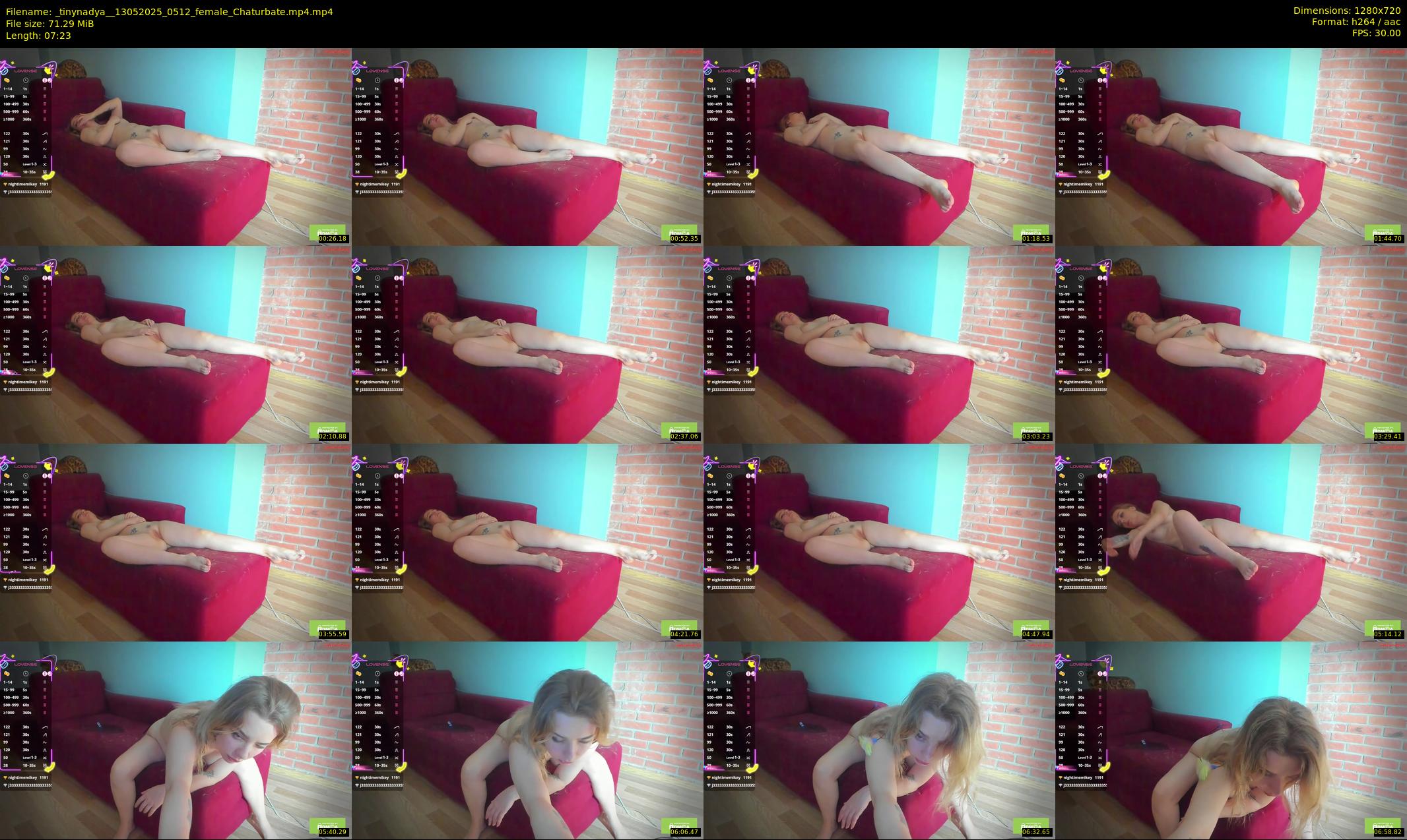 _tinynadya_ — 8 minute Chaturbate female cam show recording, 720p, May 13, 2025