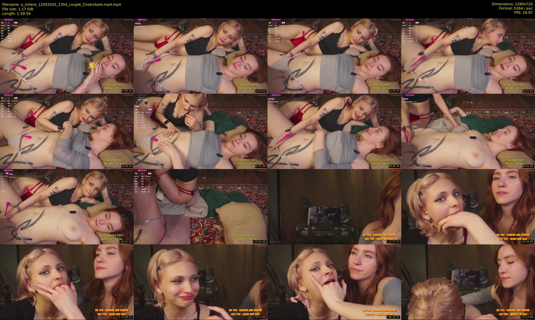 a_mhere — 120 minute Chaturbate couple cam show recording, 720p, May 12, 2025