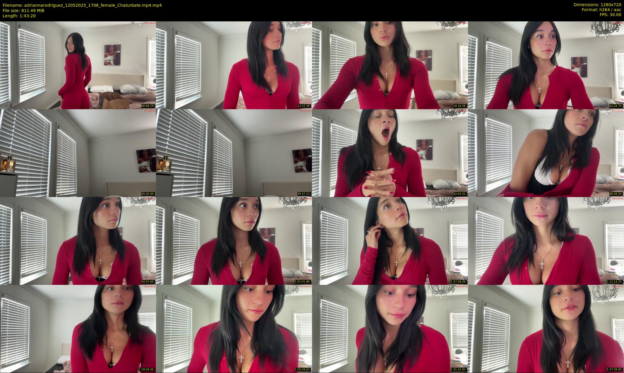 adriannarodriguez — 104 minute Chaturbate female cam show recording, 720p, May 12, 2025