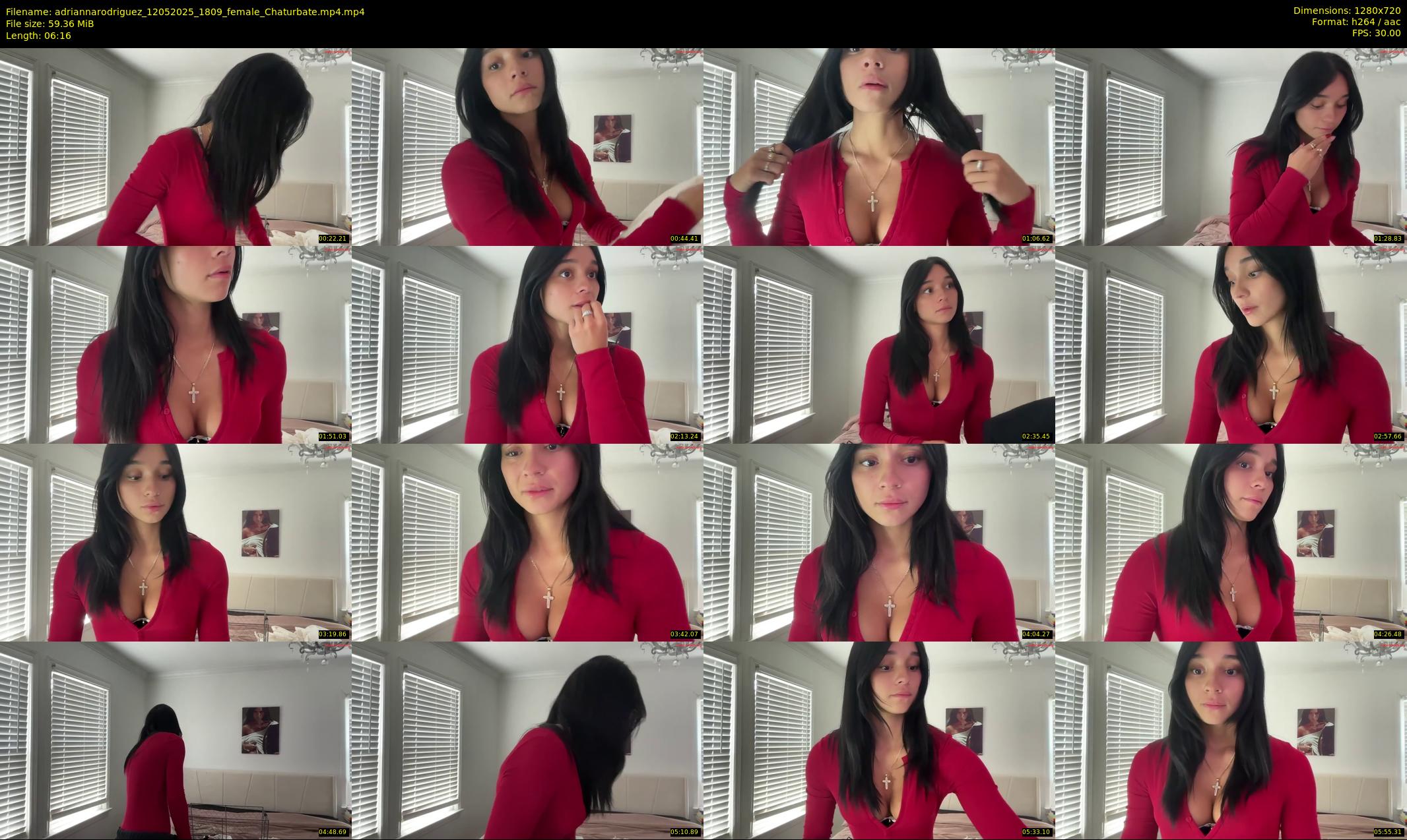 adriannarodriguez — 7 minute Chaturbate female cam show recording, 720p, May 12, 2025