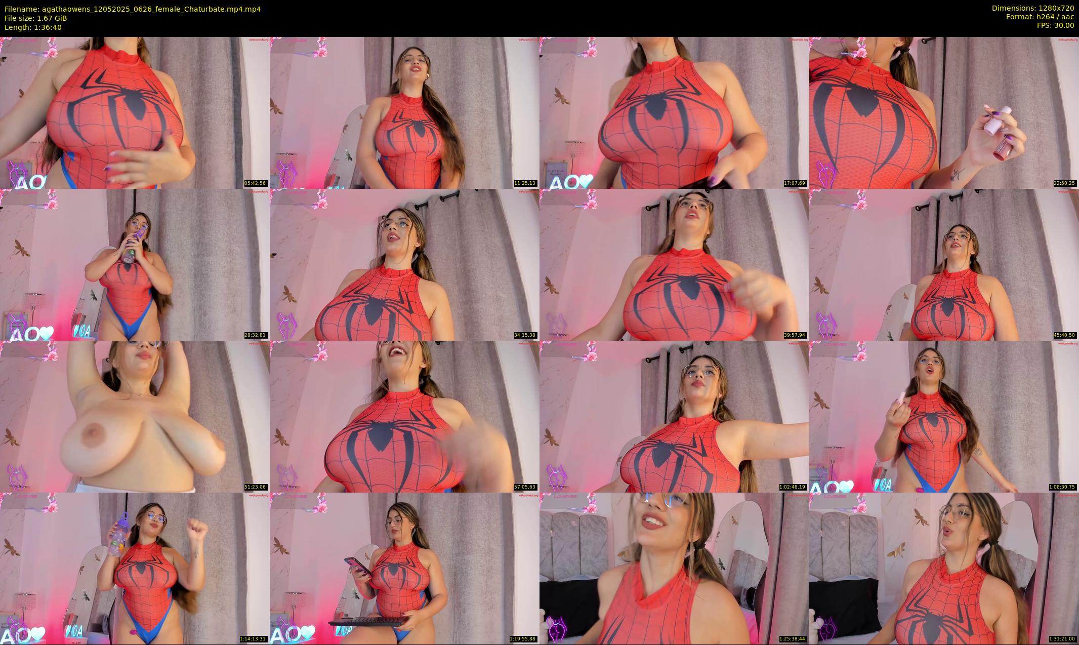 agathaowens — 97 minute Chaturbate female cam show recording, 720p, May 12, 2025