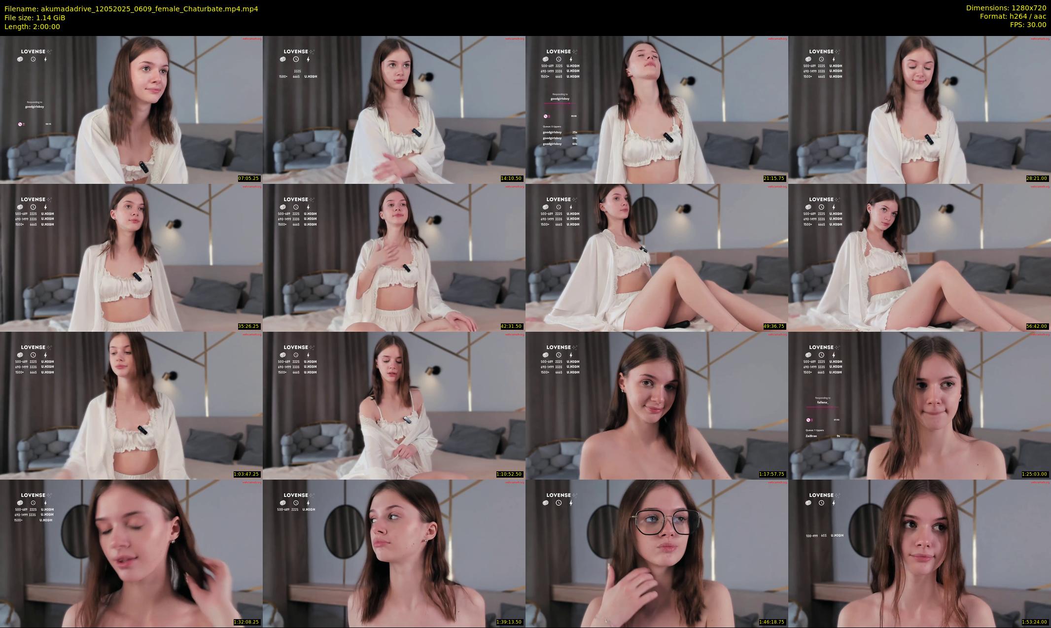 akumadadrive — 120 minute Chaturbate female cam show recording, 720p, May 12, 2025