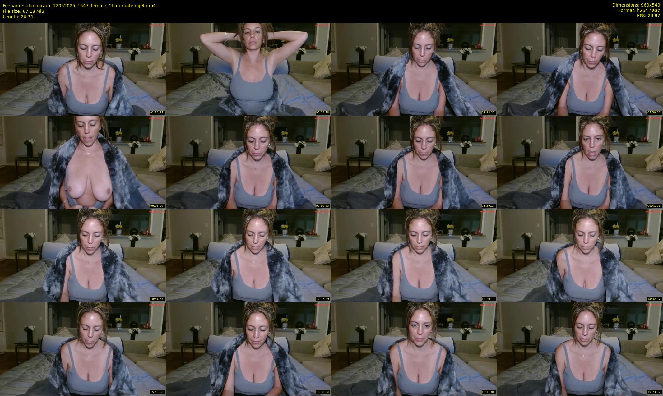 alannarack — 21 minute Chaturbate female cam show recording, 480p, May 12, 2025