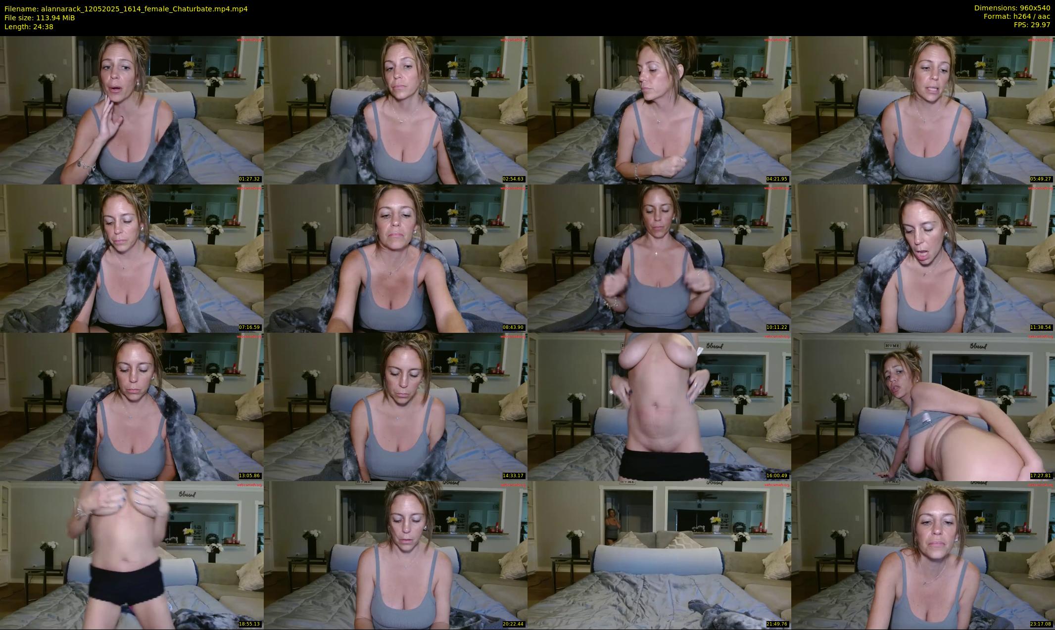 alannarack — 25 minute Chaturbate female cam show recording, 480p, May 12, 2025