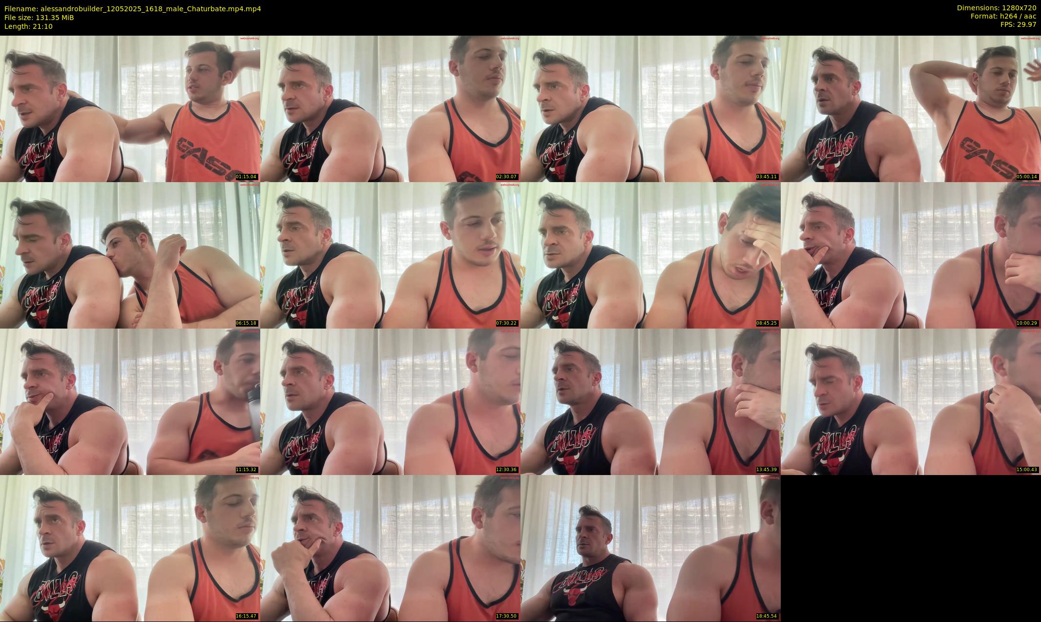 alessandrobuilder — 22 minute Chaturbate couple cam show recording, 720p, May 12, 2025