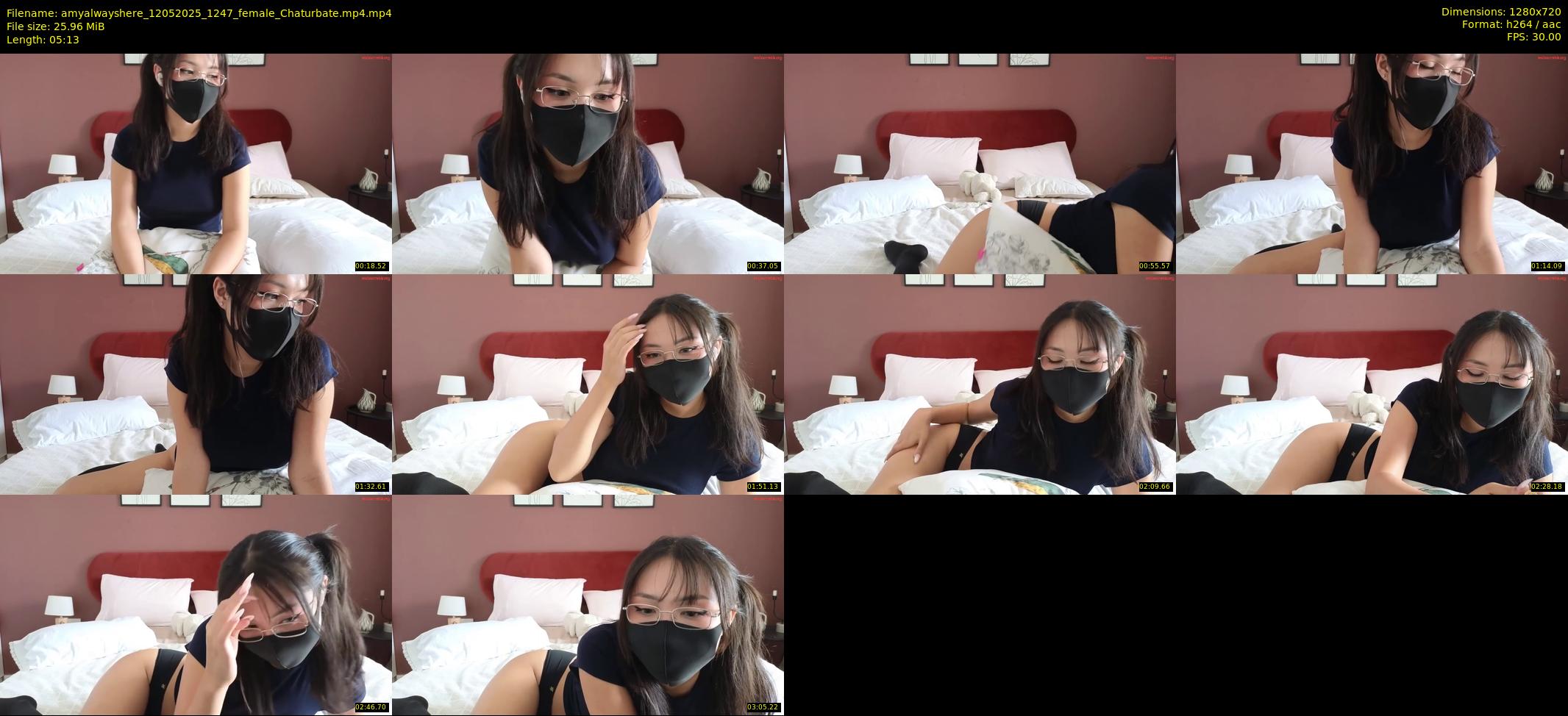 amyalwayshere — 6 minute Chaturbate female cam show recording, 720p, May 12, 2025