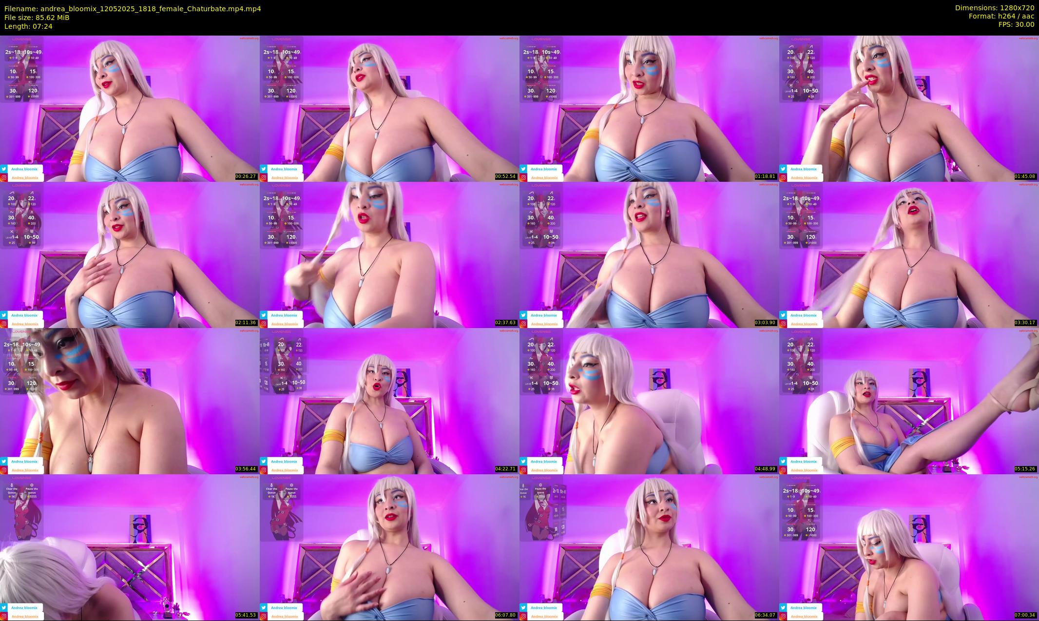 andrea_bloomix — 8 minute Chaturbate female cam show recording, 720p, May 12, 2025