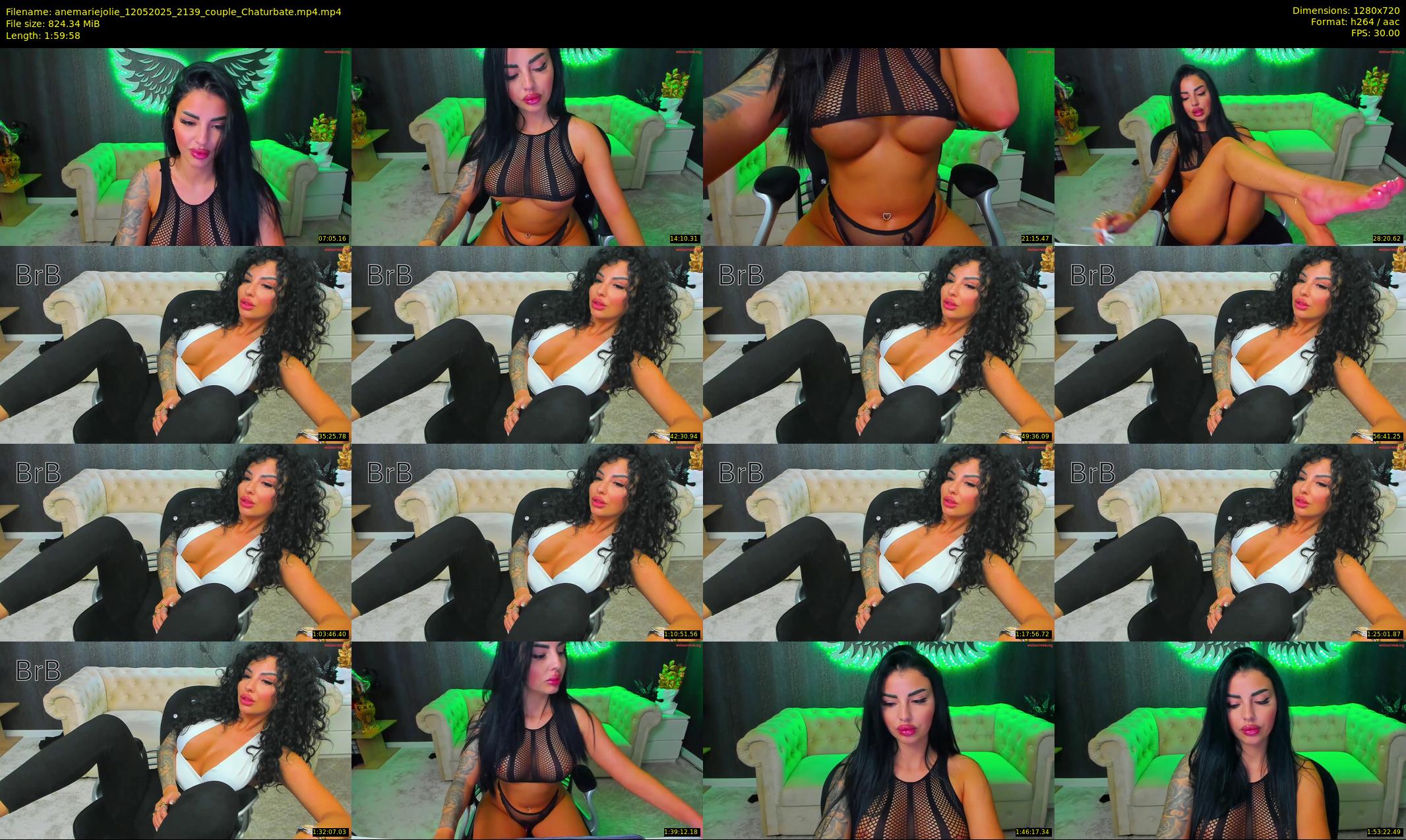 anemariejolie — 120 minute Chaturbate female cam show recording, 720p, May 12, 2025
