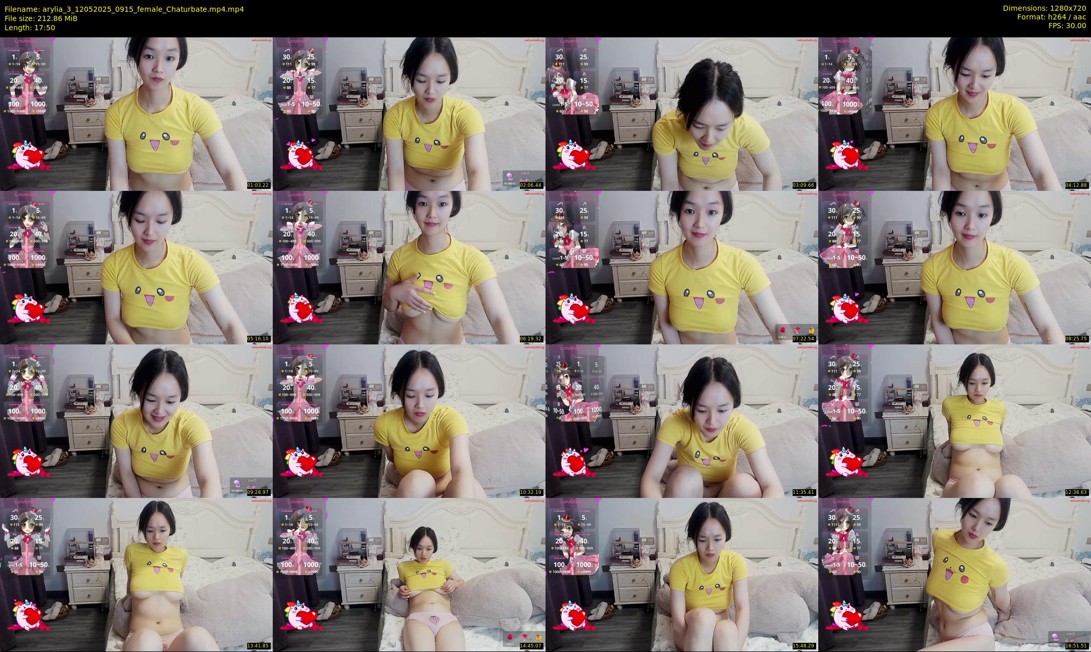 arylia_3 — 18 minute Chaturbate female cam show recording, 720p, May 12, 2025