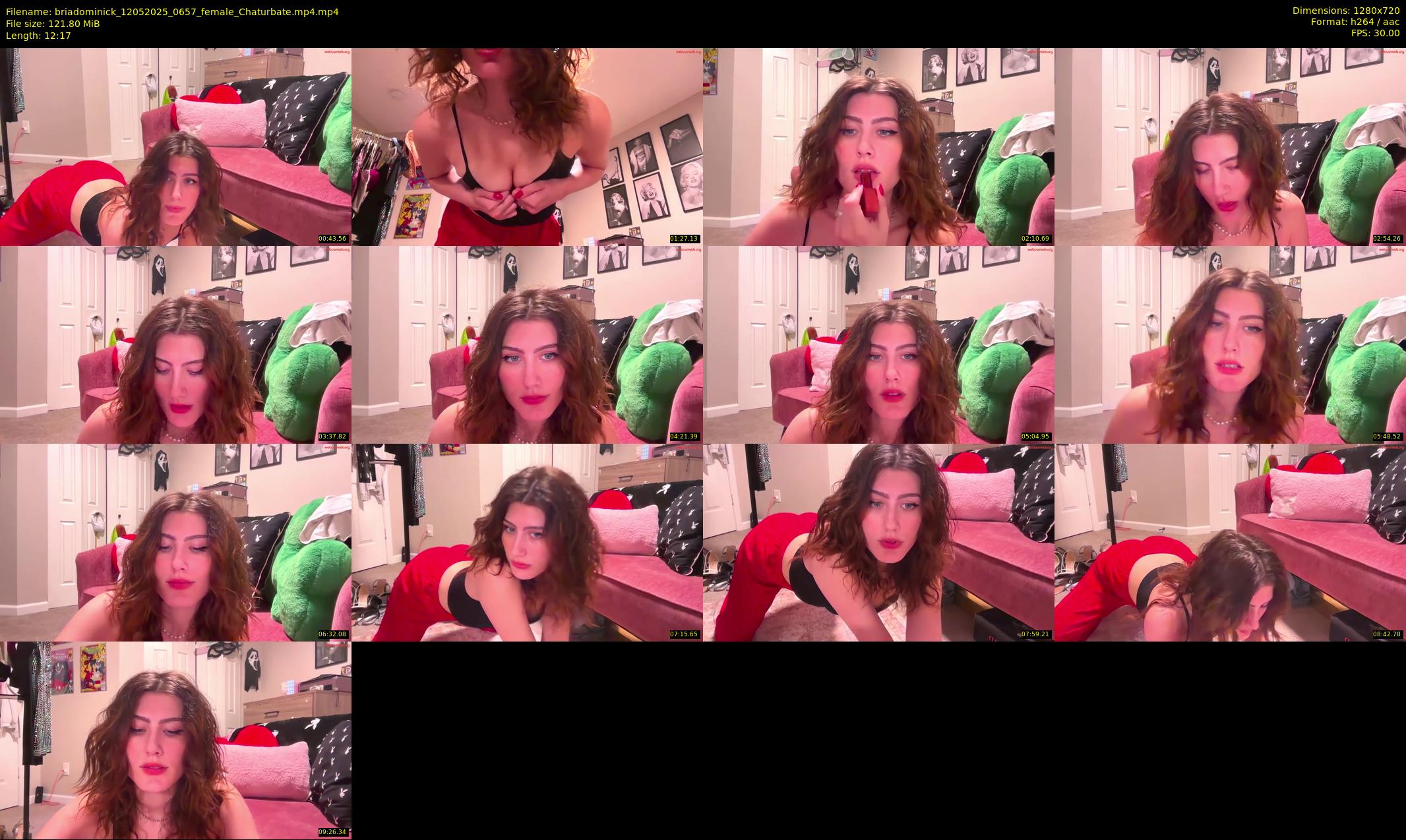 briadominick — 13 minute Chaturbate couple cam show recording, 720p, May 12, 2025