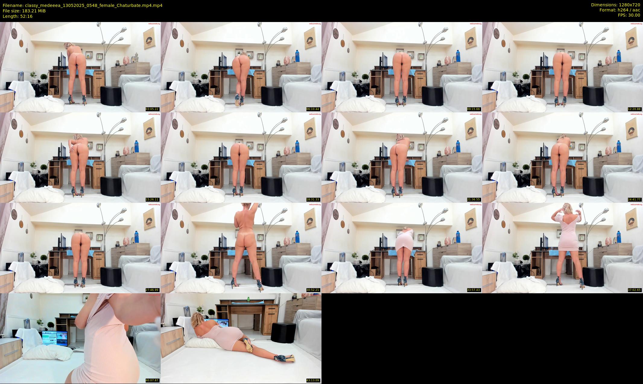 classy_medeeea — 53 minute Chaturbate female cam show recording, 720p, May 13, 2025