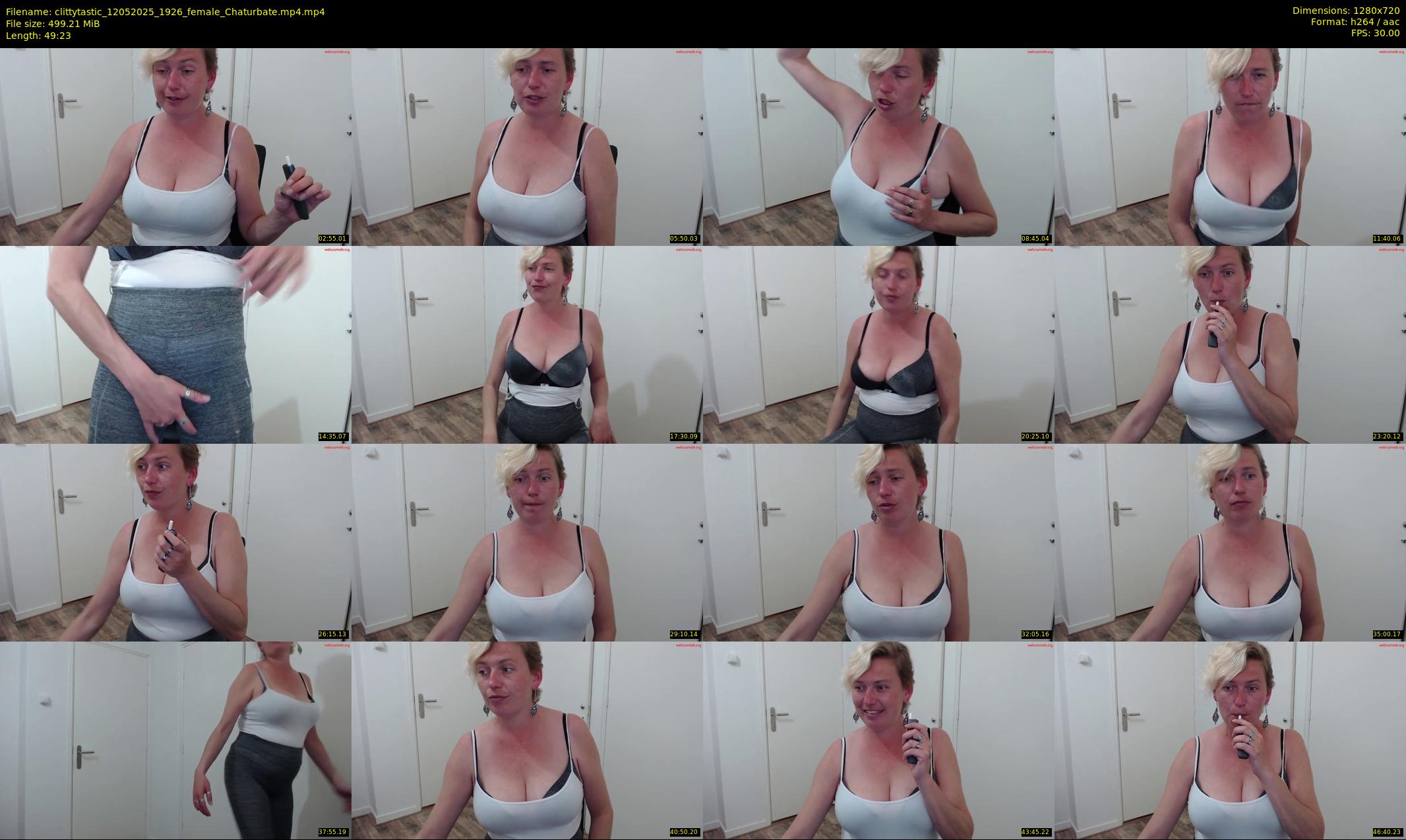 clittytastic — 50 minute Chaturbate female cam show recording, 720p, May 12, 2025