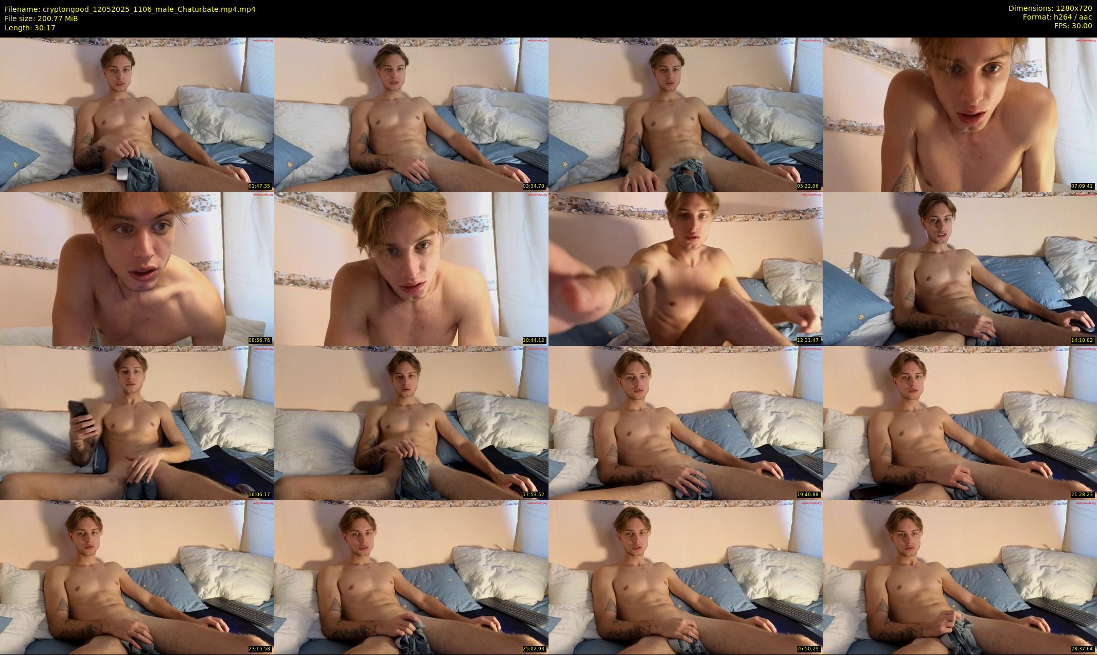cryptongood — 31 minute Chaturbate male cam show recording, 720p, May 12, 2025
