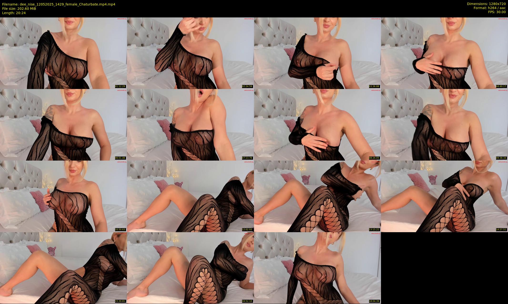 dee_nise — 21 minute Chaturbate female cam show recording, 720p, May 12, 2025