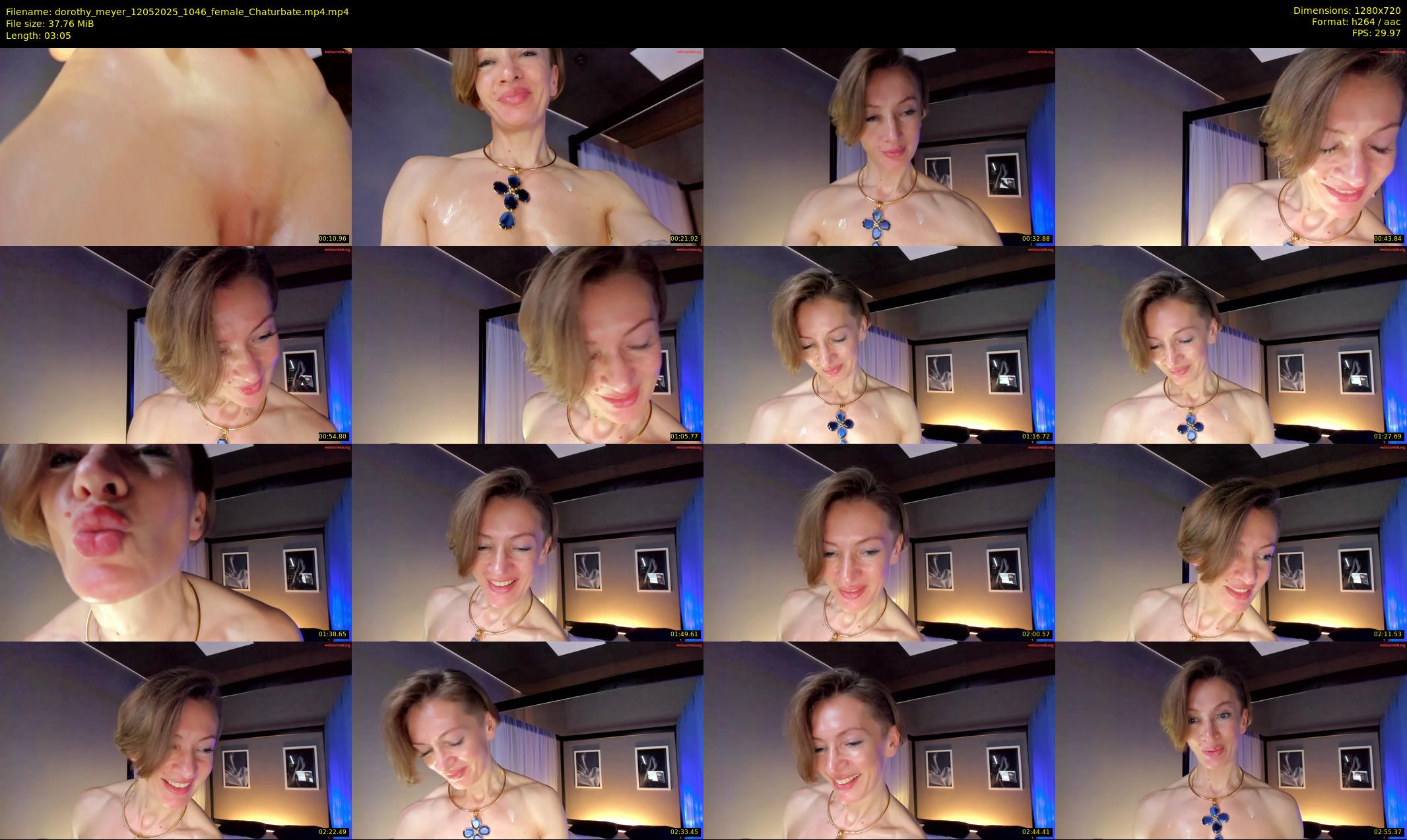dorothy_meyer — 4 minute Chaturbate female cam show recording, 720p, May 12, 2025