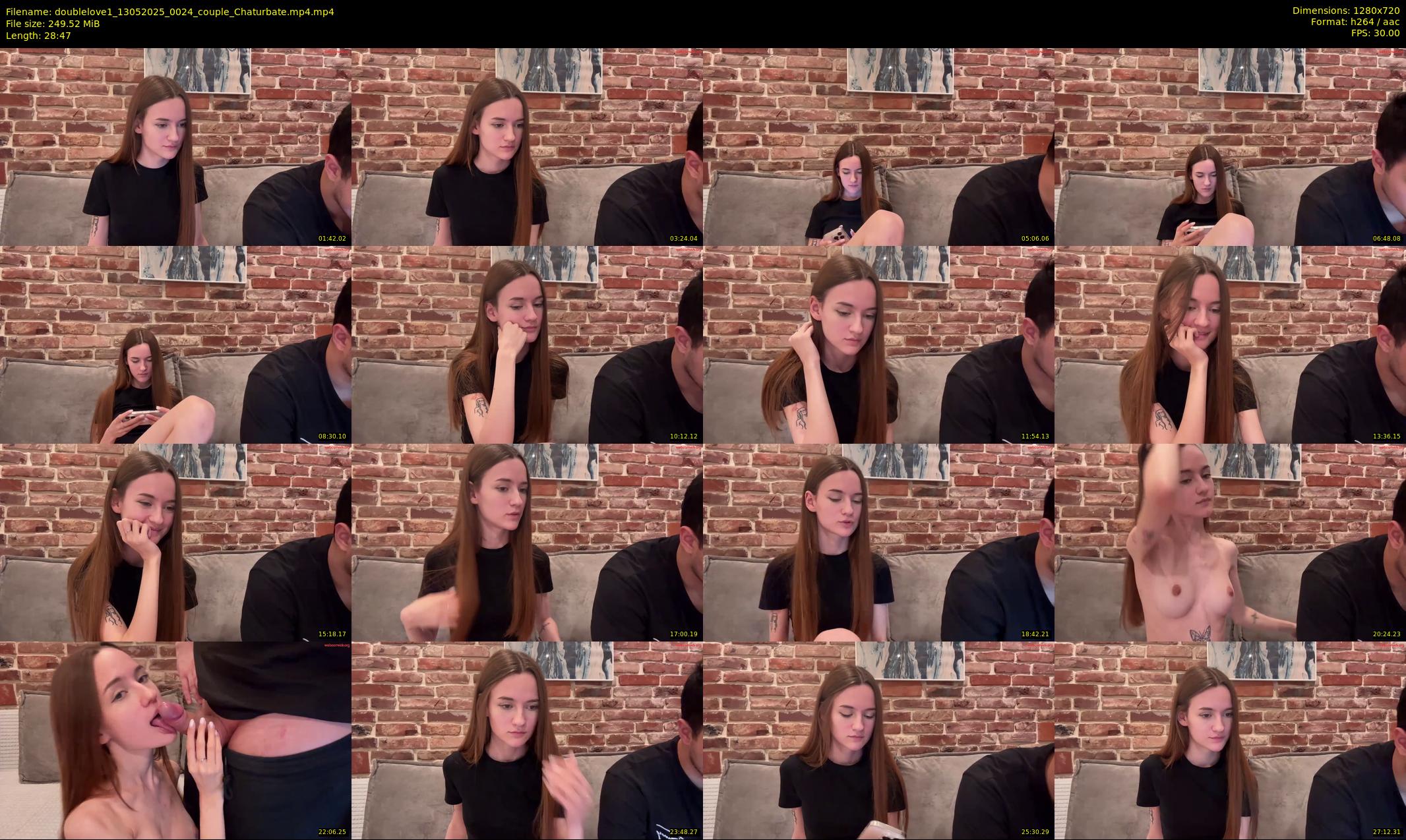 doublelove1 — 29 minute Chaturbate couple cam show recording, 720p, May 13, 2025