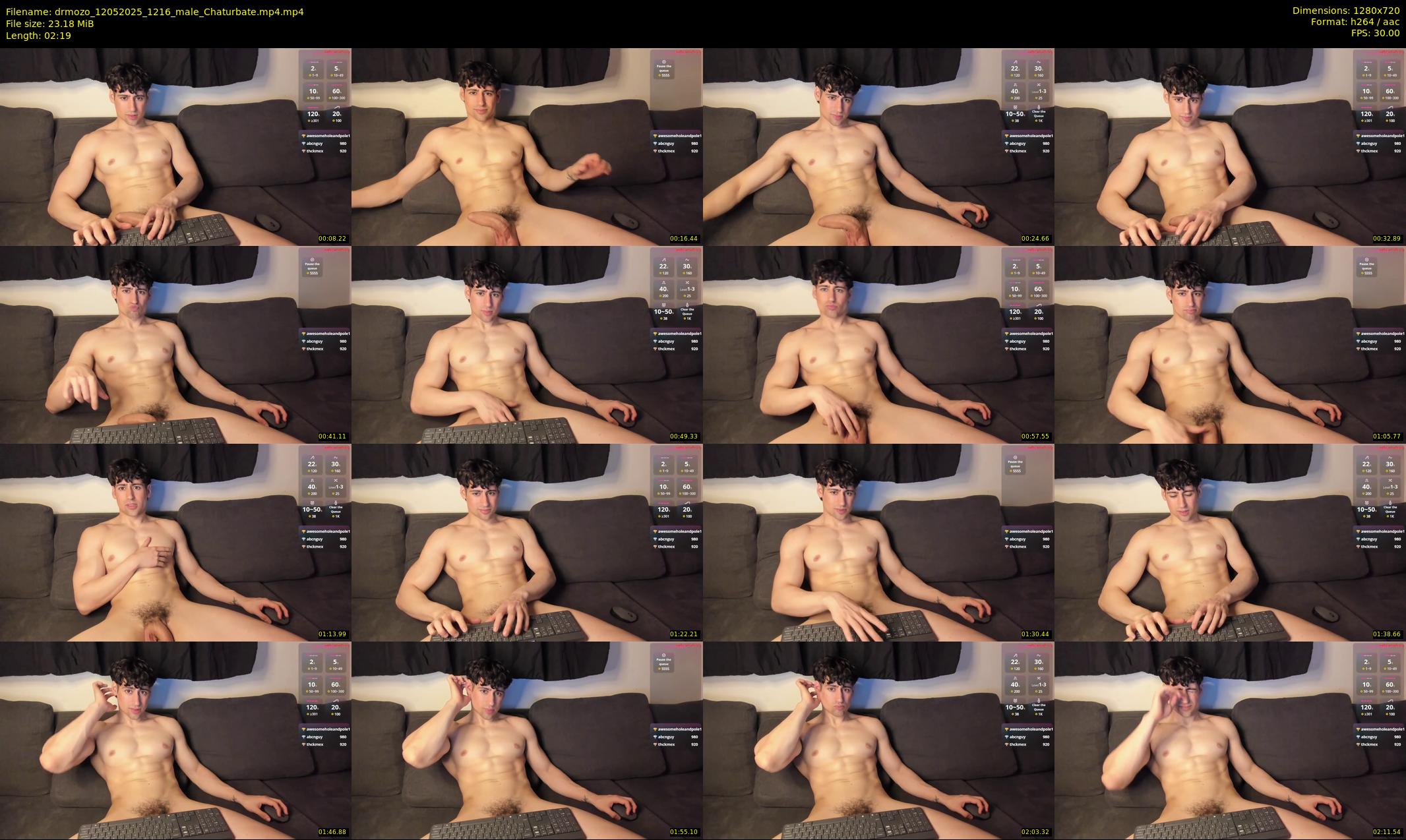 drmozo — 3 minute Chaturbate male cam show recording, 720p, May 12, 2025