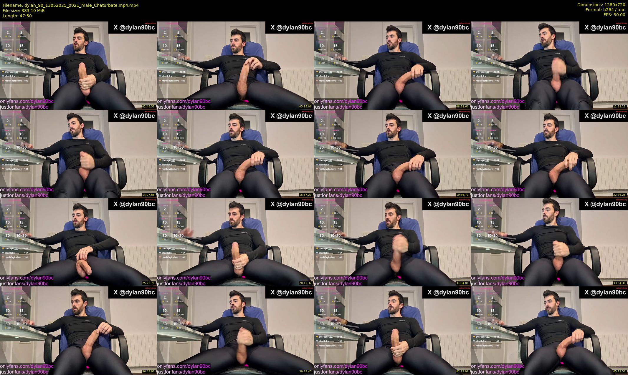 dylan_90 — 48 minute Chaturbate male cam show recording, 720p, May 13, 2025