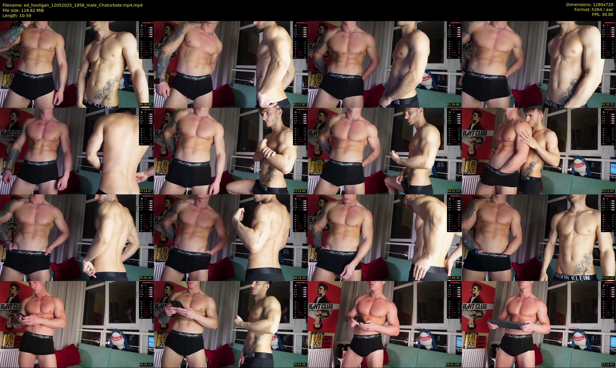 ed_hooligan — 11 minute Chaturbate male cam show recording, 720p, May 12, 2025