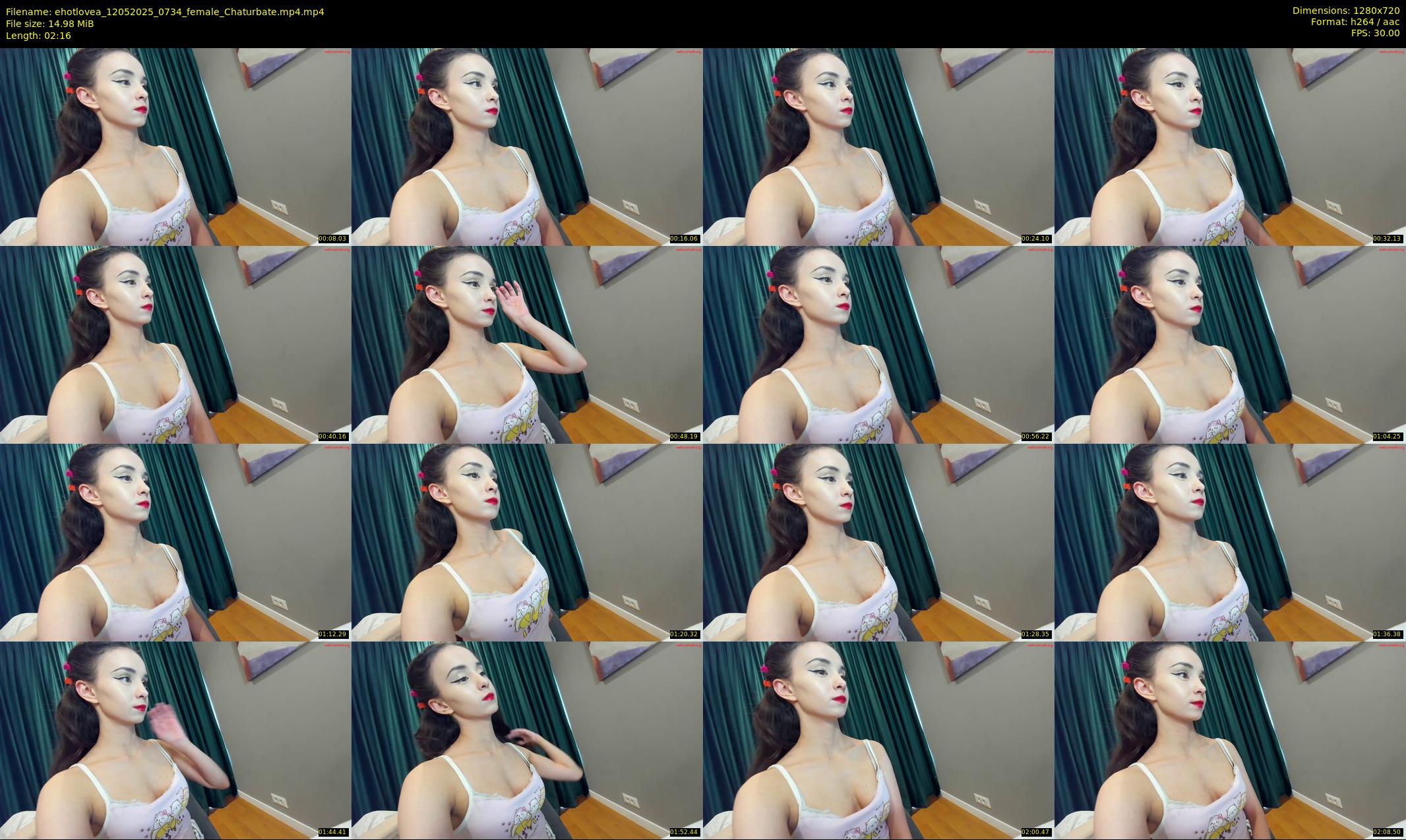 ehotlovea — 3 minute Chaturbate female cam show recording, 720p, May 12, 2025