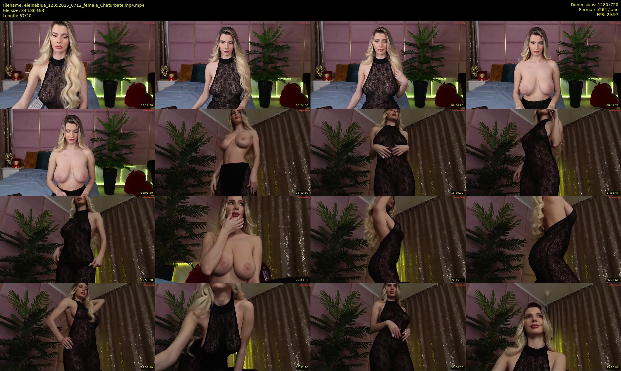 eleineblue — 38 minute Chaturbate female cam show recording, 720p, May 12, 2025